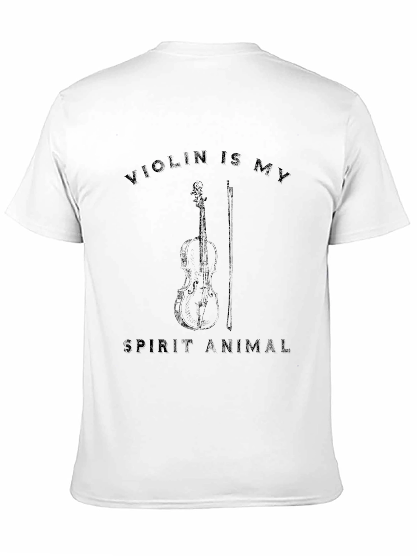 Black Violin Spirit Animal Graphic T-Shirt view 11