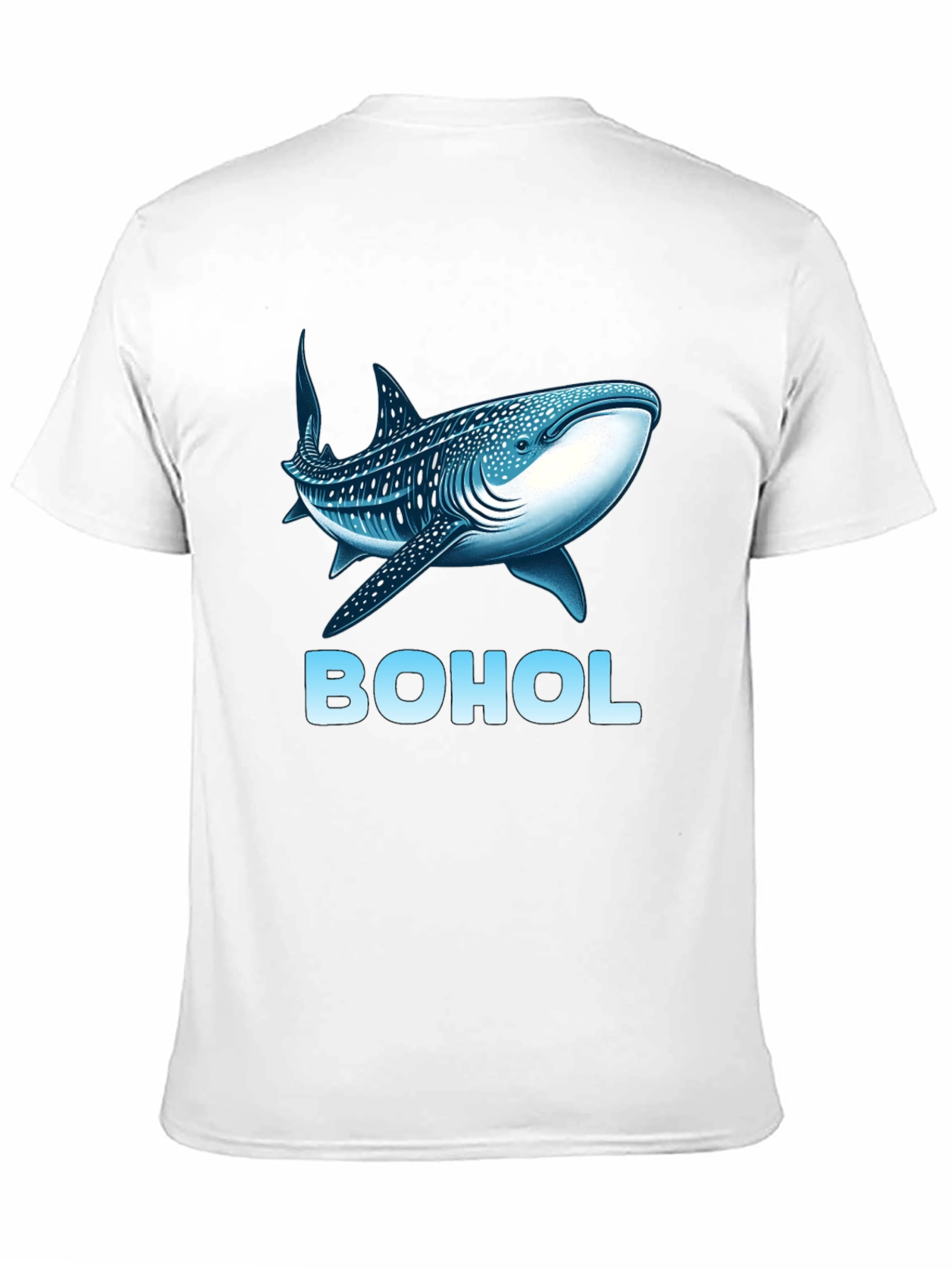 Black Bohol Whale Shark Men's Graphic Tee view 11