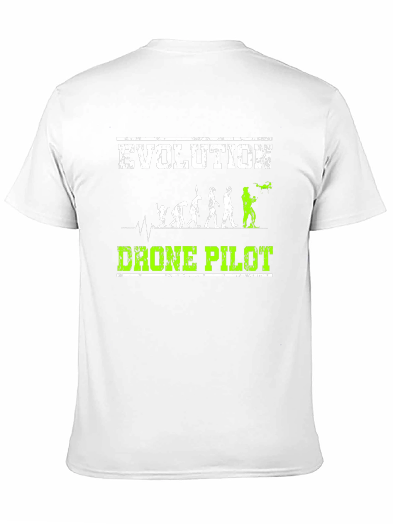 Black Evolution Drone Pilot Black T-Shirt view 11