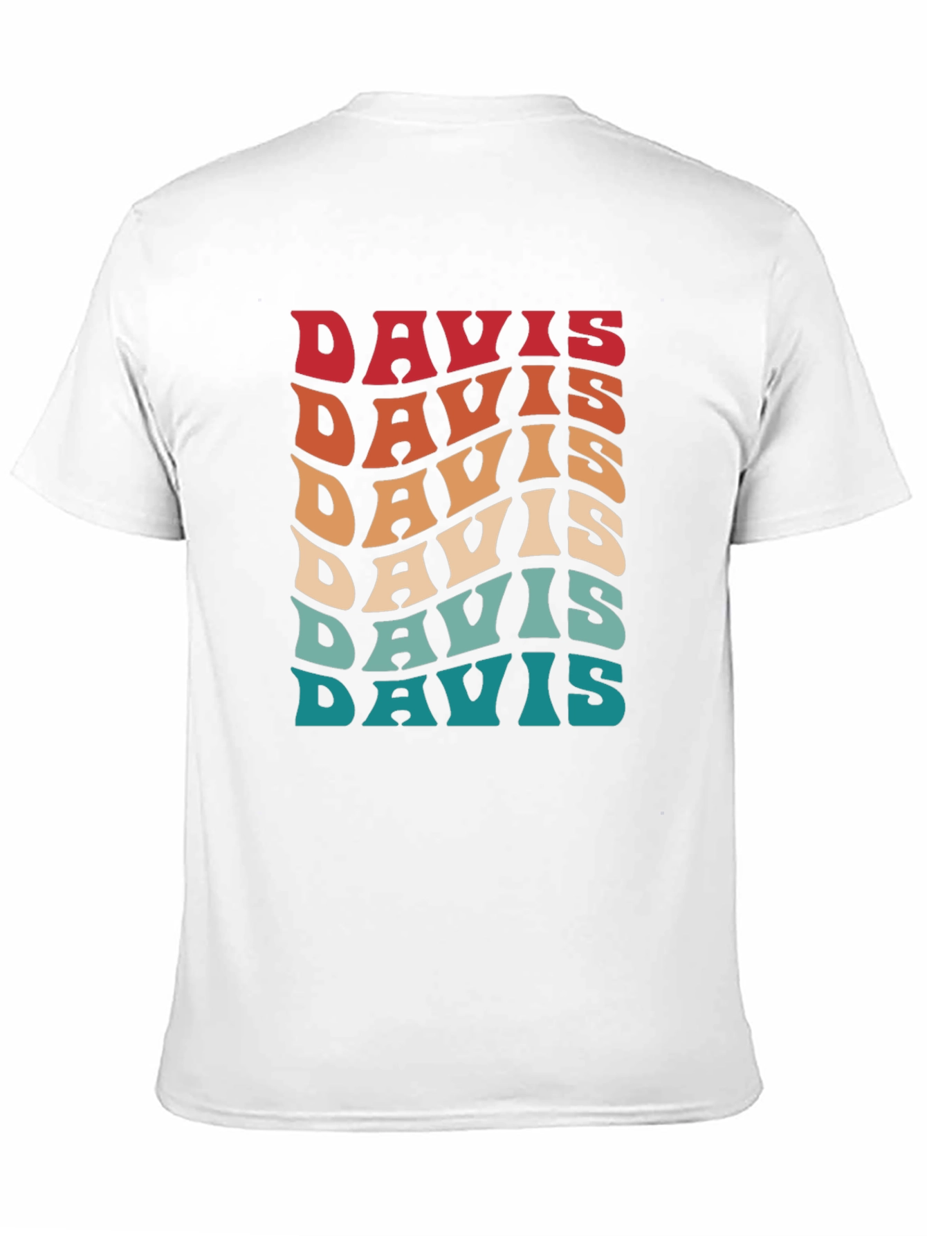 Black Retro Davis T-Shirt view 11