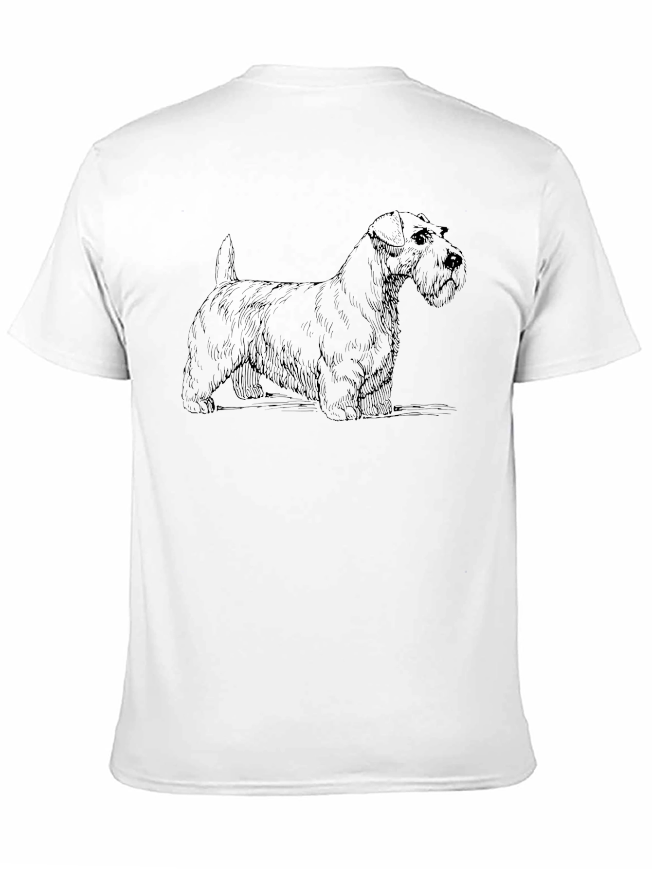 Black Black Terrier Dog Graphic T-Shirt view 11