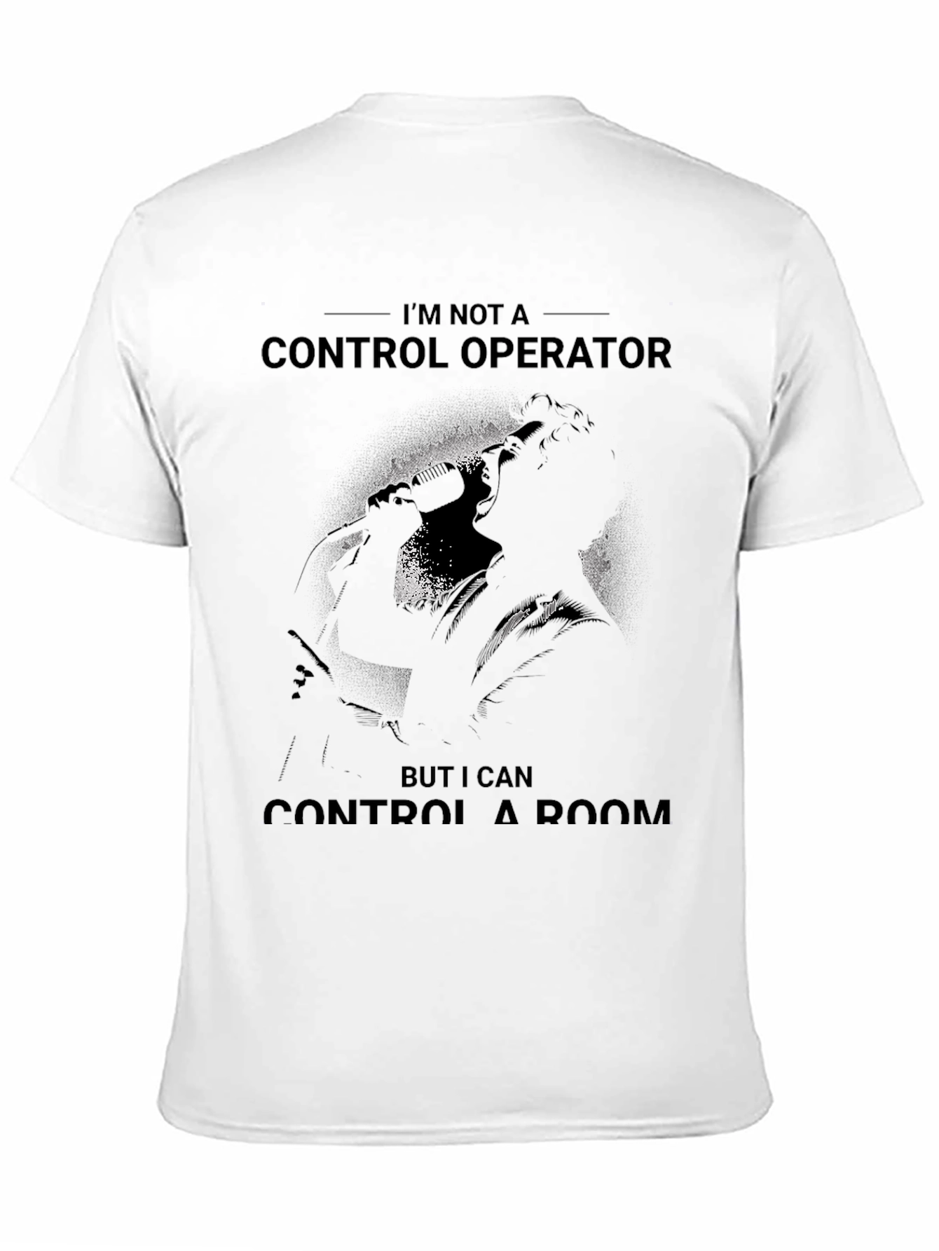 Black Control A Room Graphic T-Shirt view 11