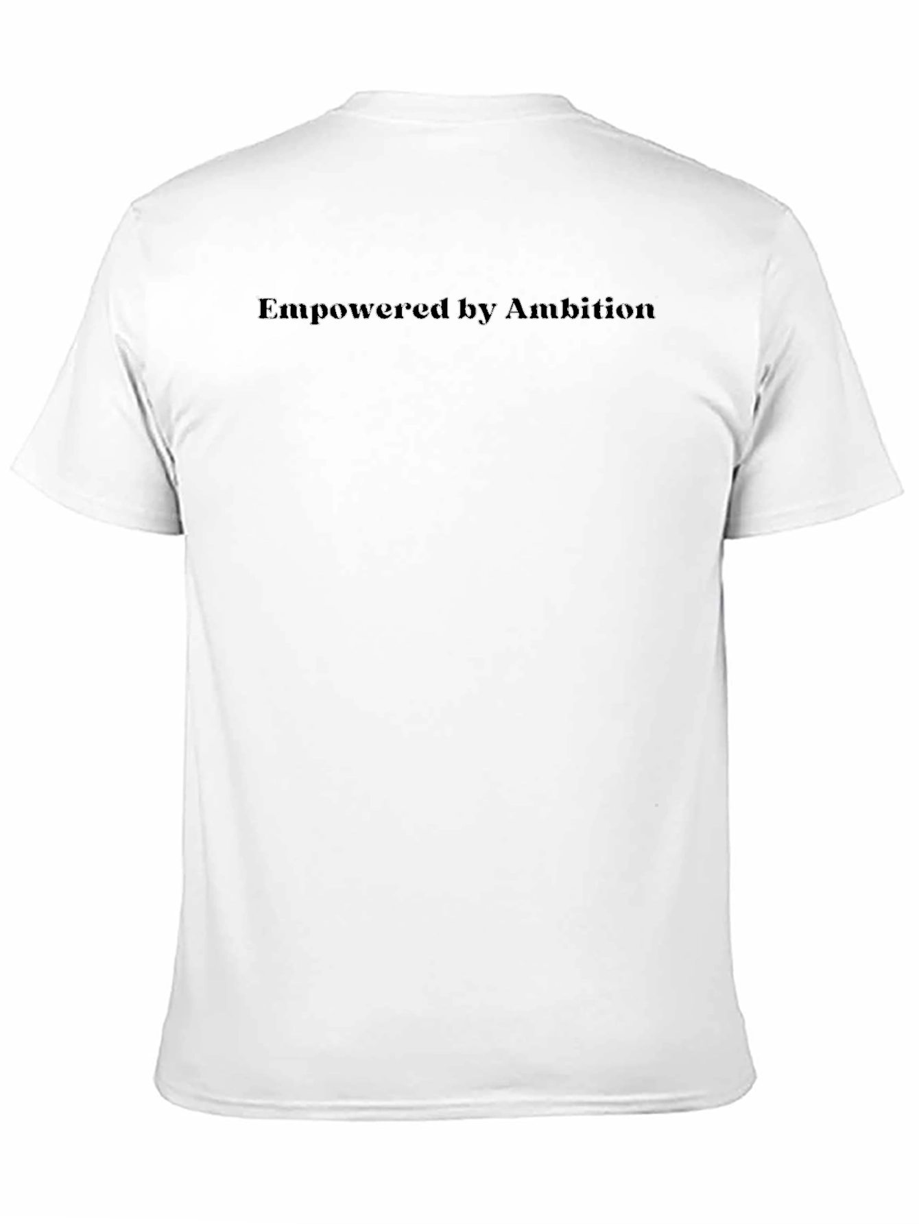 Black Empowered by Ambition Black Crew Neck T-Shirt view 11