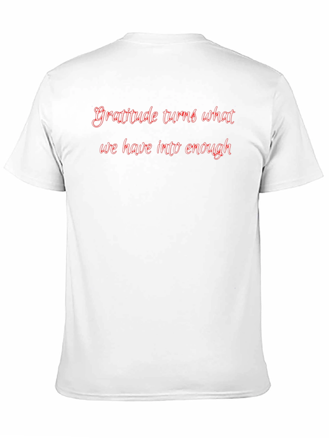 Black Gratitude Turns What We Have T-Shirt view 11