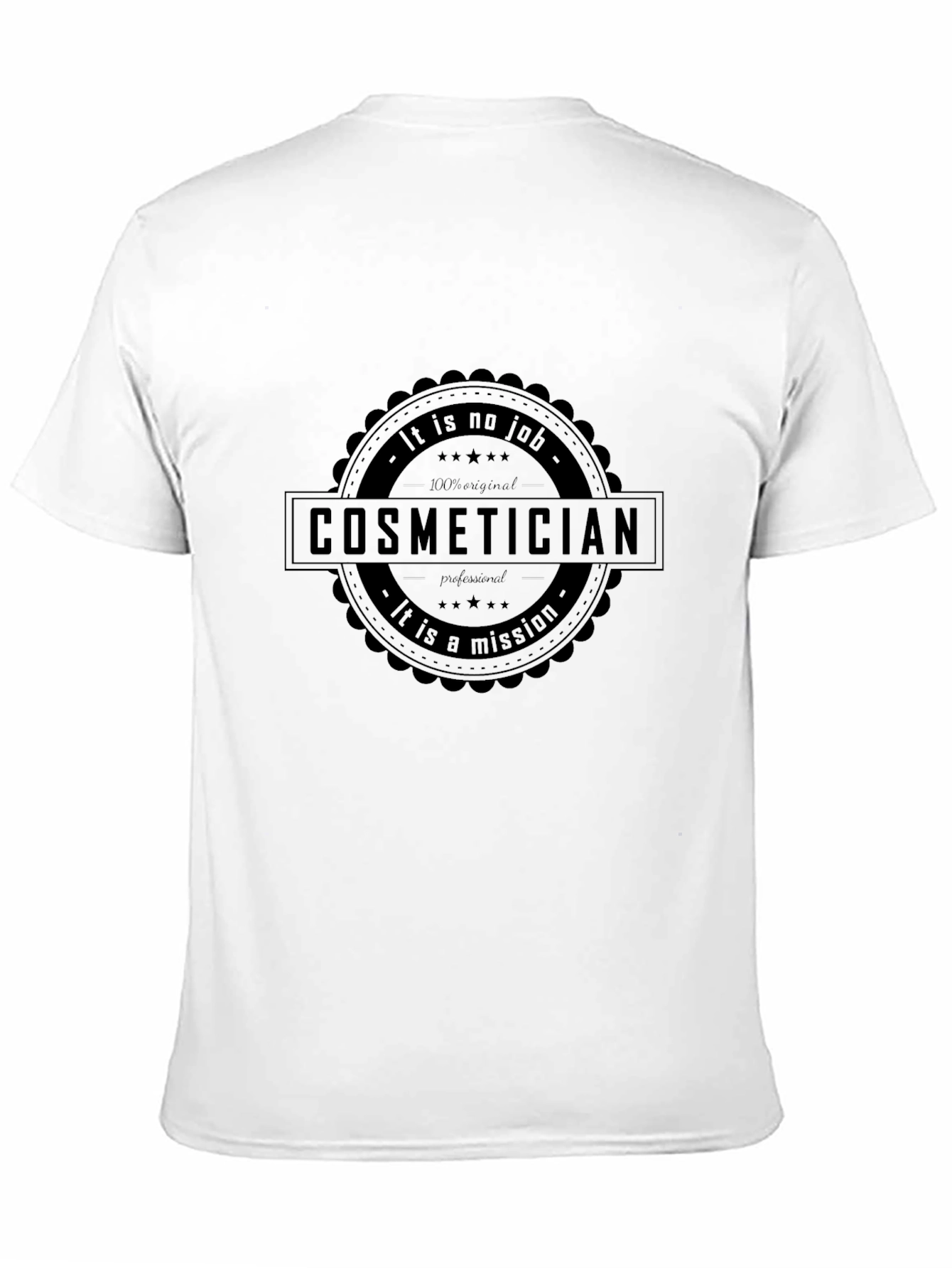 Black Cosmetician Mission Black T-Shirt view 11