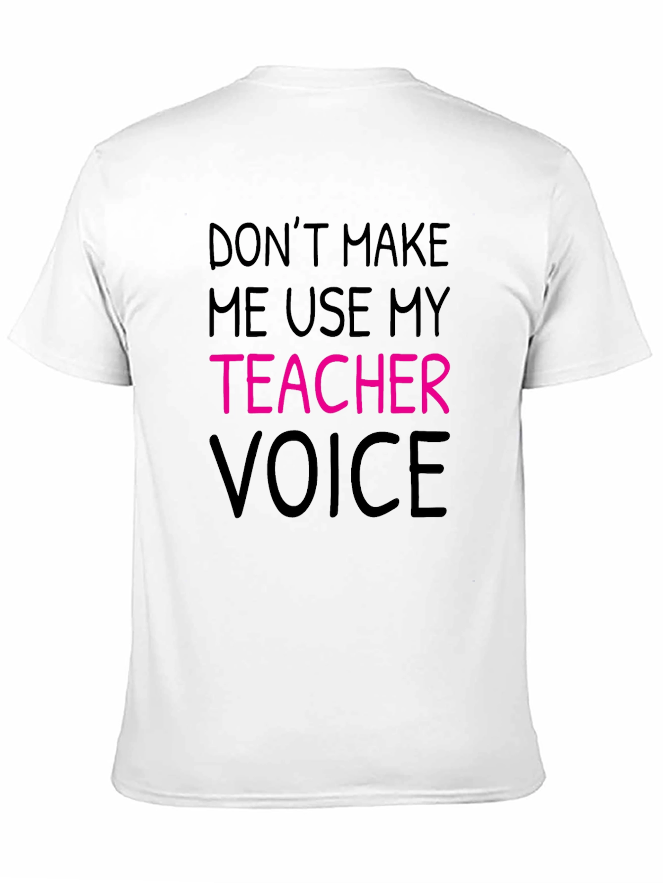 Black Teacher Voice T-Shirt - Funny Teacher Gift view 11