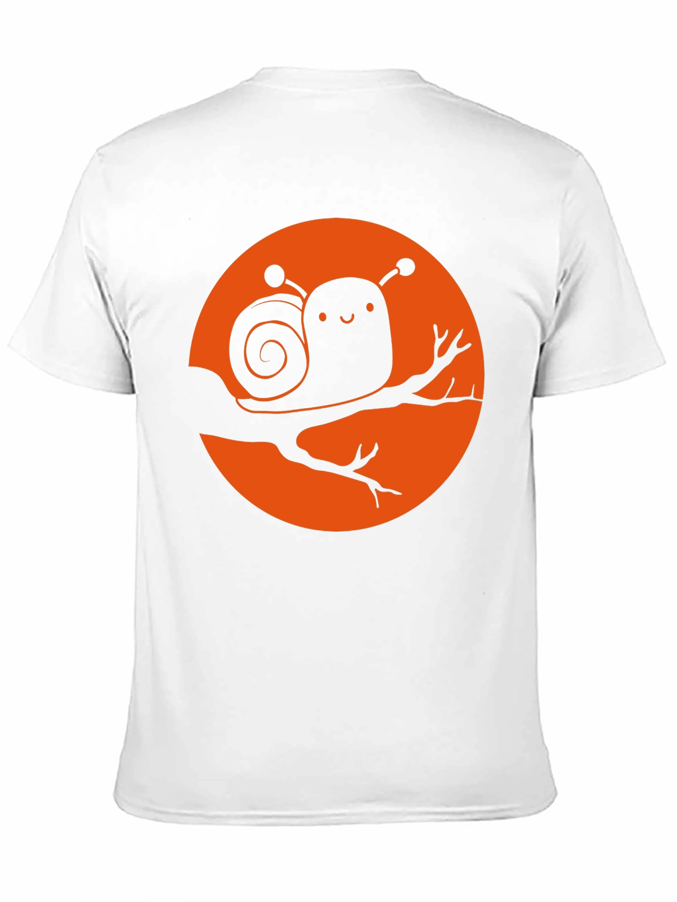 Black Cute Snail Graphic Tee - Unique Design view 11