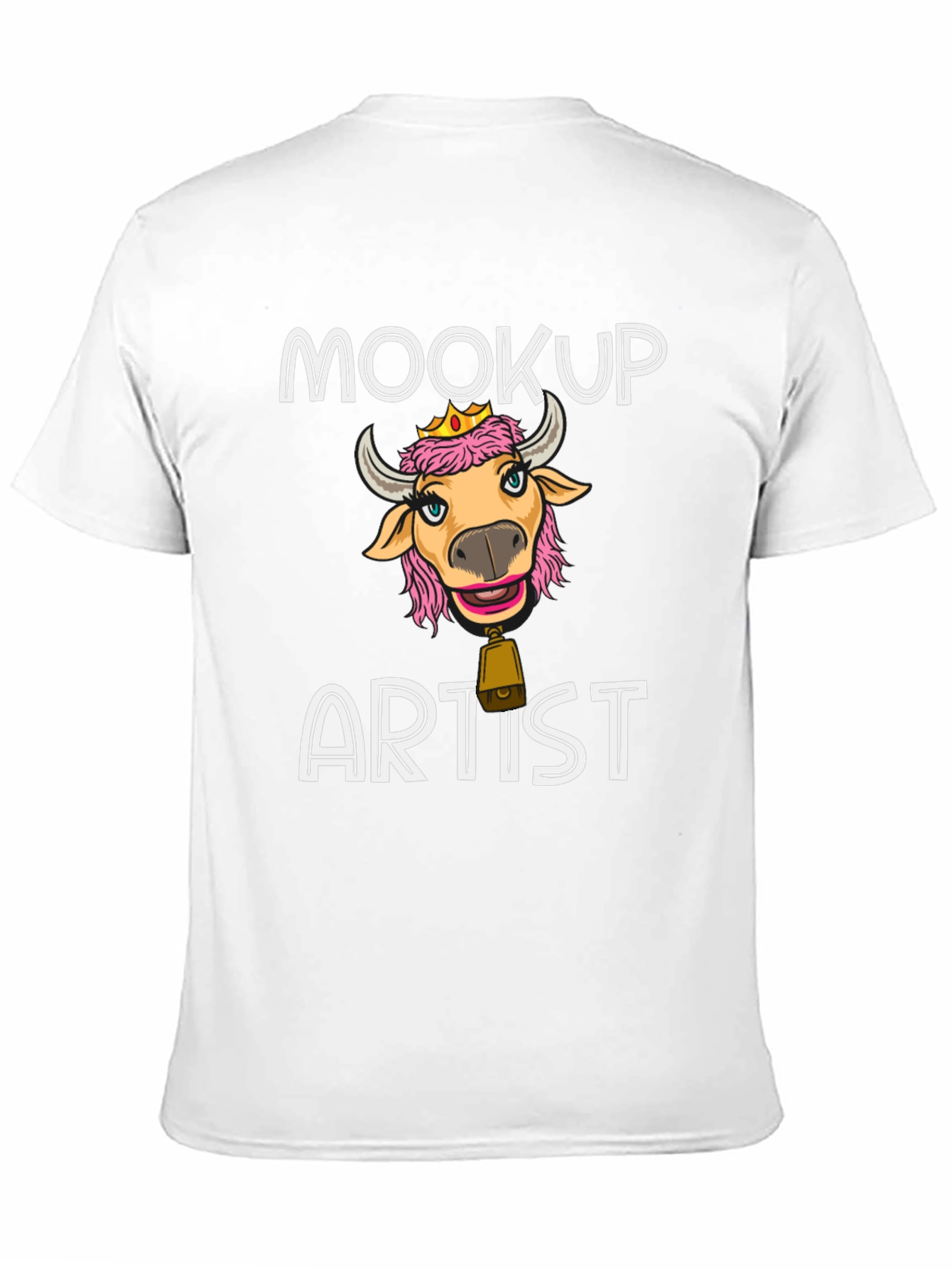 Black Moocup Artist Black T-Shirt view 11