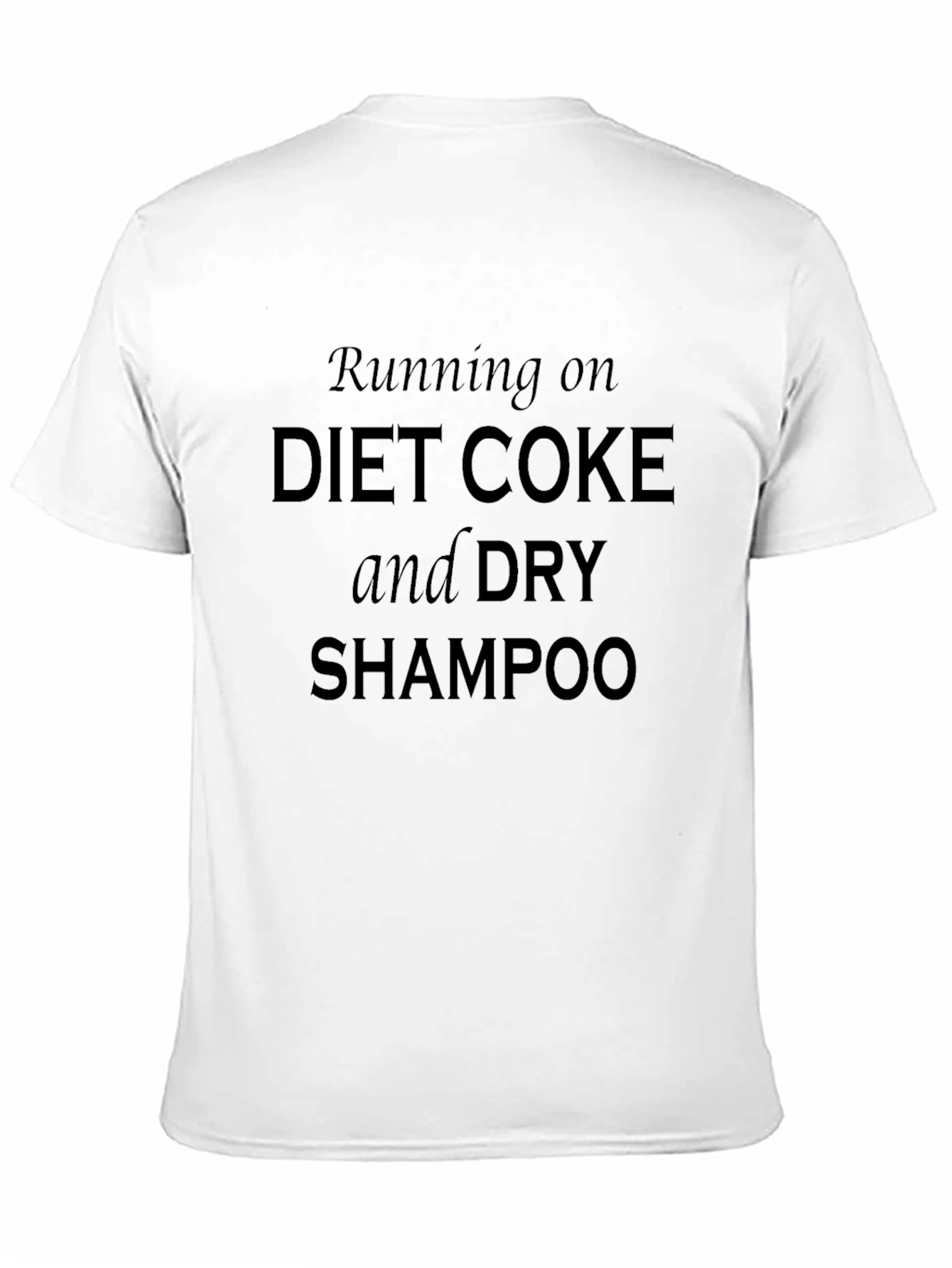 Black Diet Coke and Dry Shampoo Graphic Tee view 11