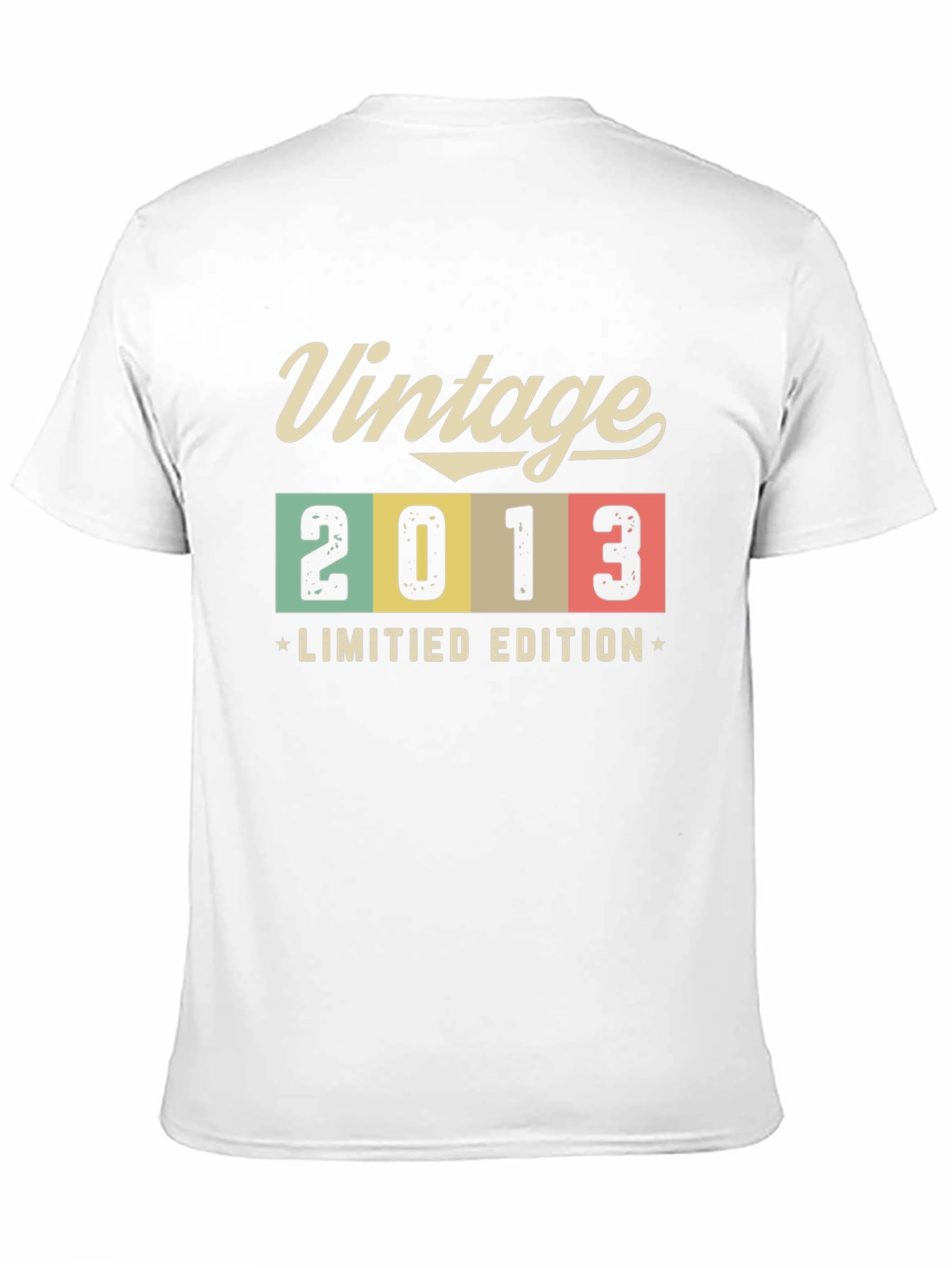Black Vintage 2013 Limited Edition Black T-Shirt view 11