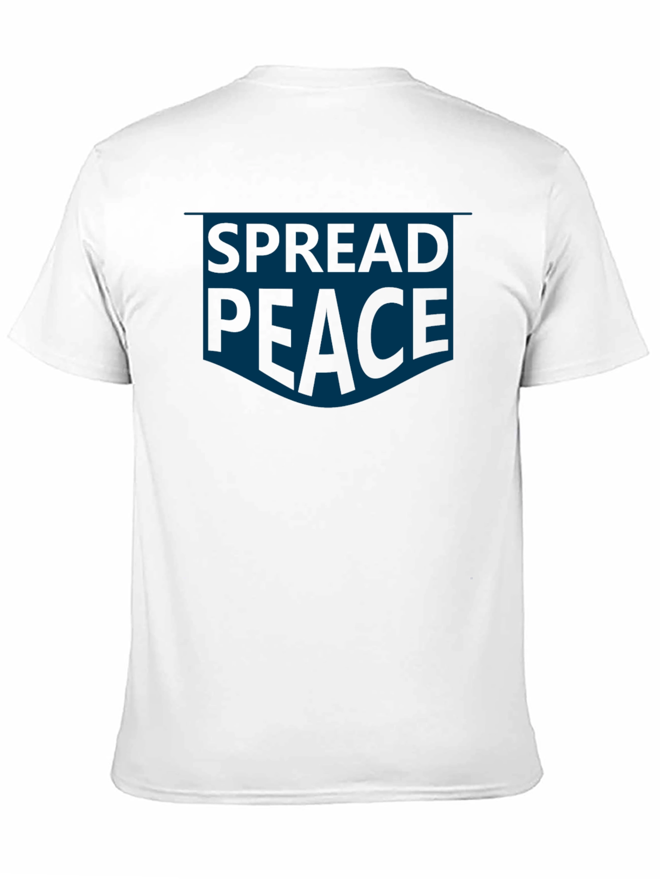 Black Spread Peace T-Shirt - Mens Casual Graphic Tee view 11