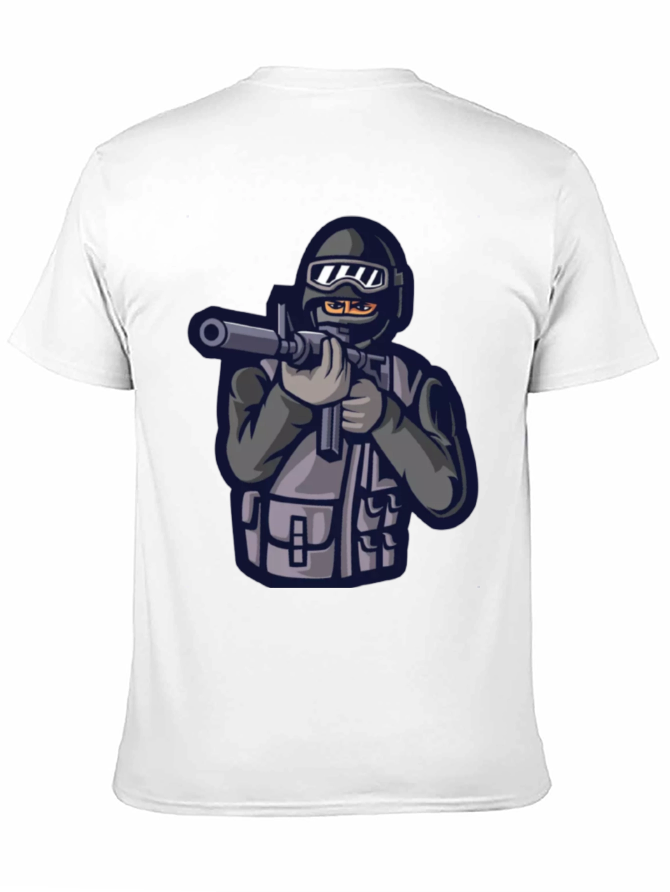 Black Tactical Gamer T-Shirt - Black view 11