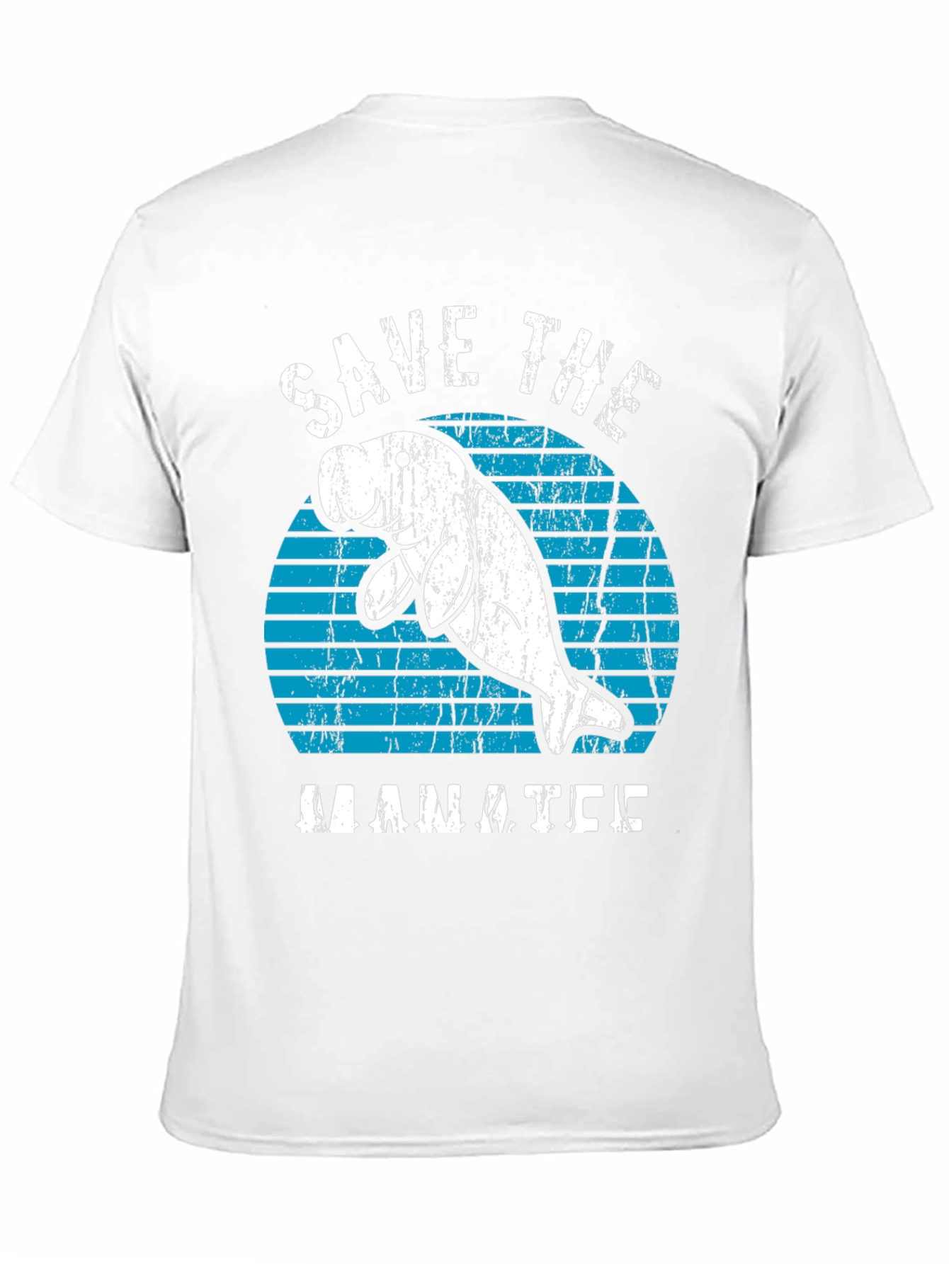Black Save the Manatee T-Shirt view 11