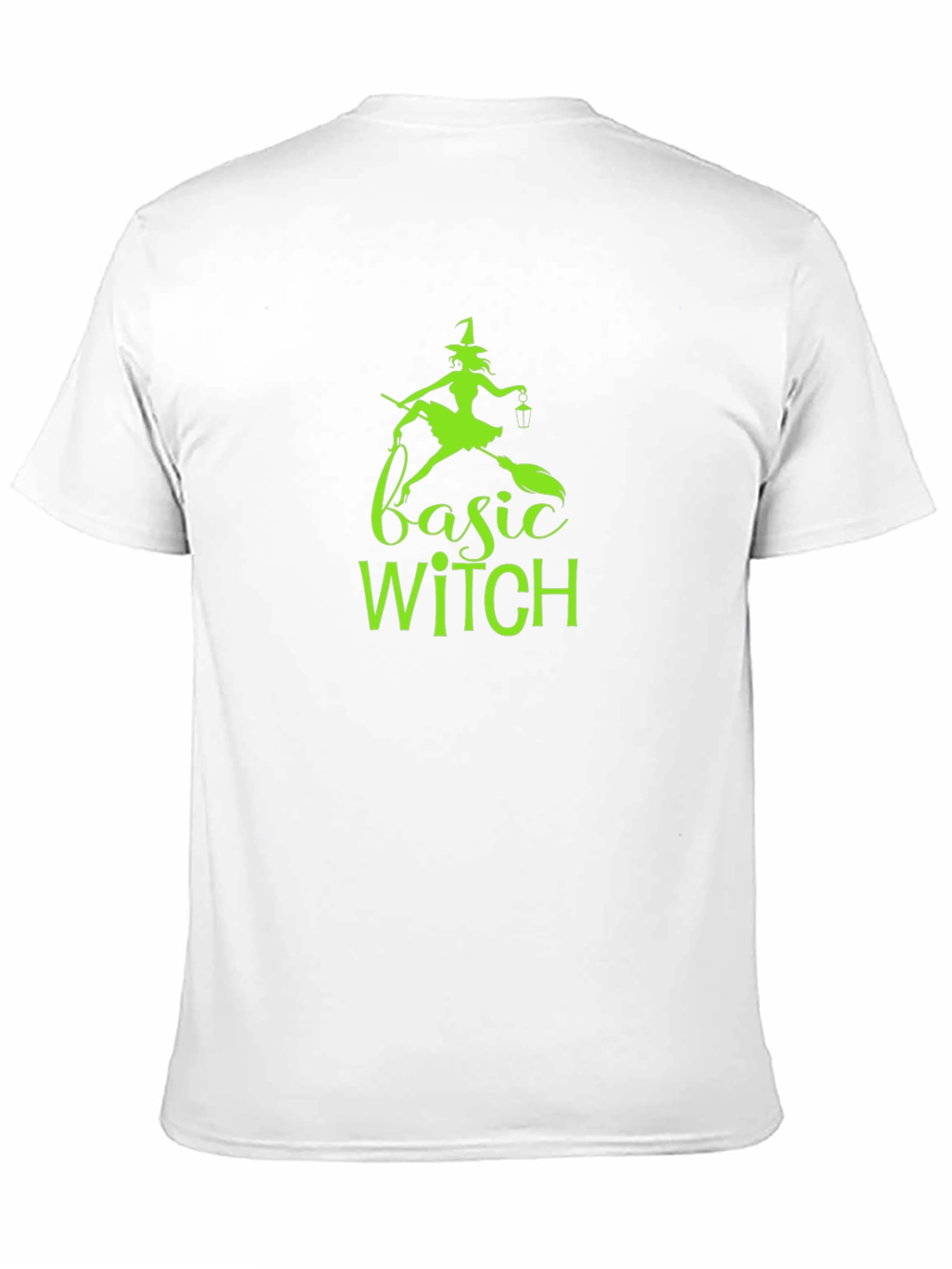 Black Basic Witch Graphic Tee - Halloween Shirt view 11