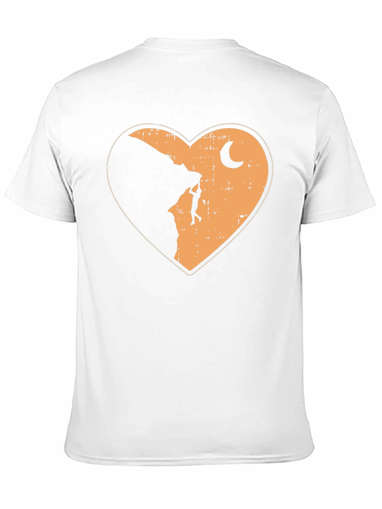Black Climbing Heart Graphic T-Shirt - Adventure Tee view 11