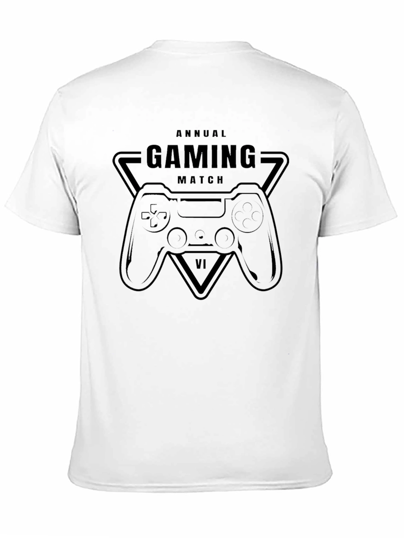 Black Annual Gaming Match VI Black T-Shirt view 11