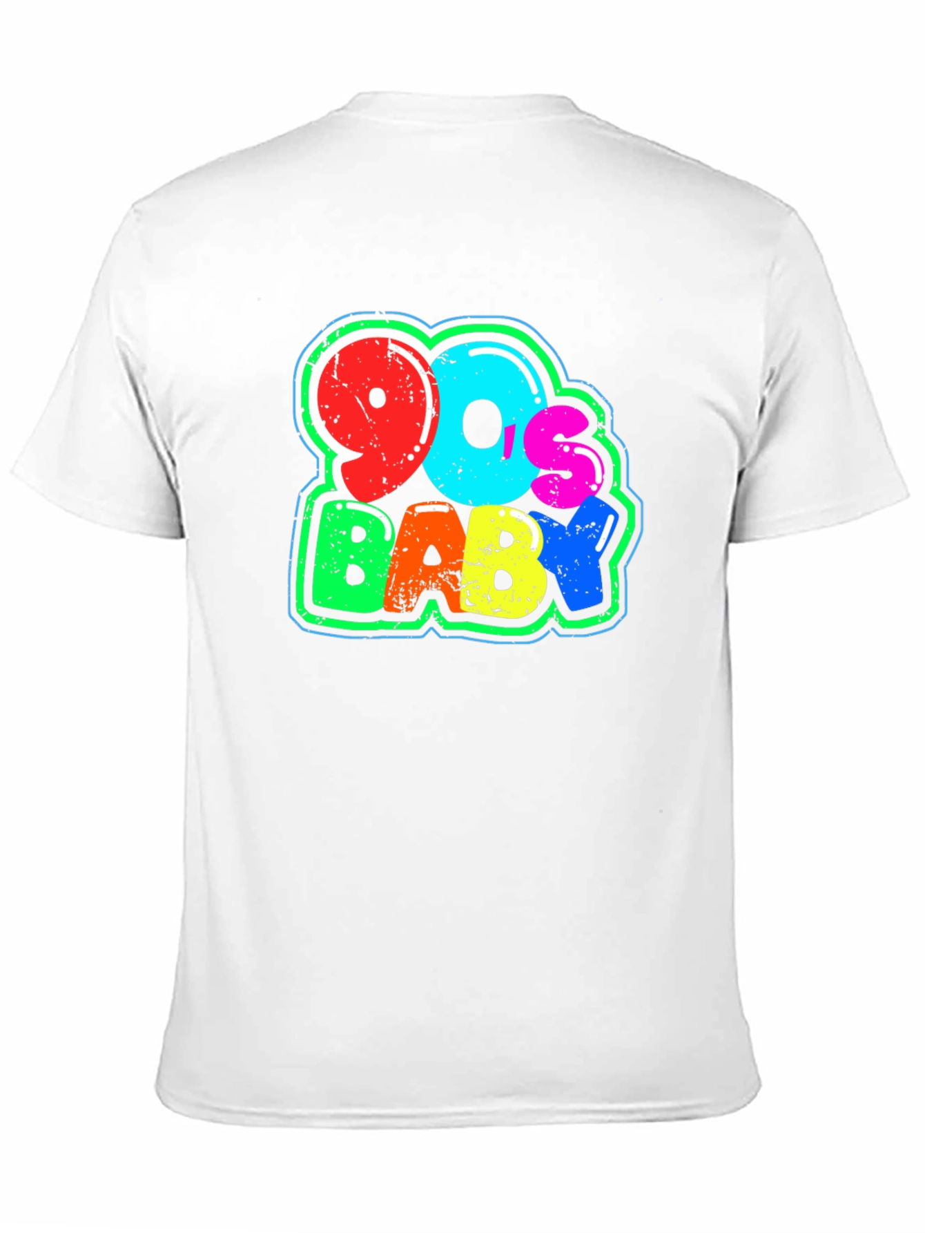 Black 90s Baby T-Shirt Black Cotton Blend view 11