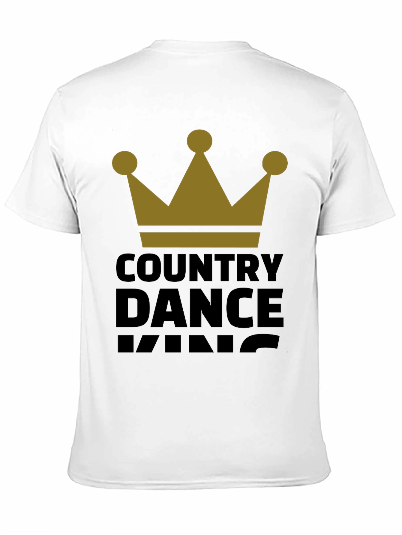 Black Country Dance King T-Shirt - Black view 11