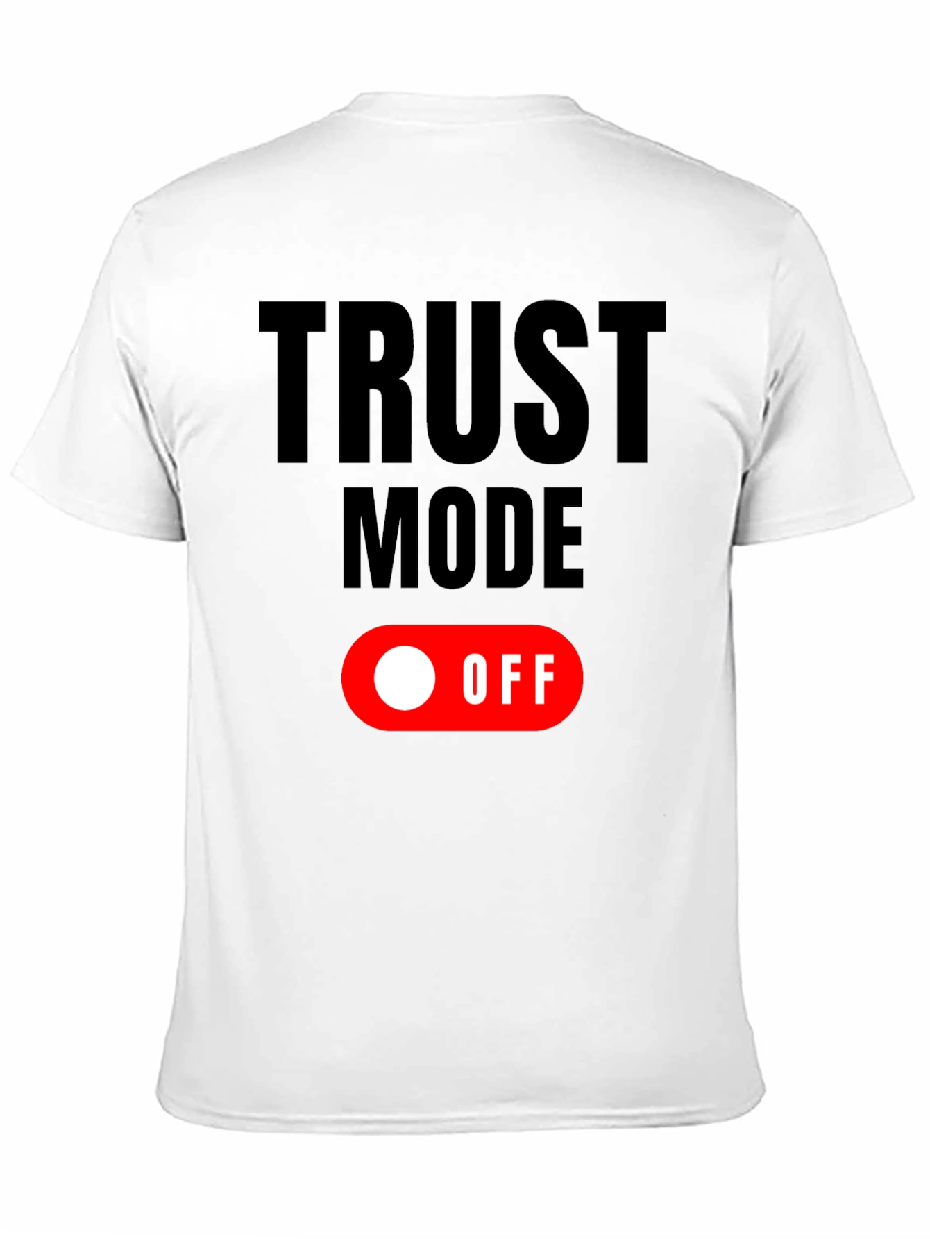 Black Trust Mode: OFF Graphic T-Shirt - Black view 11