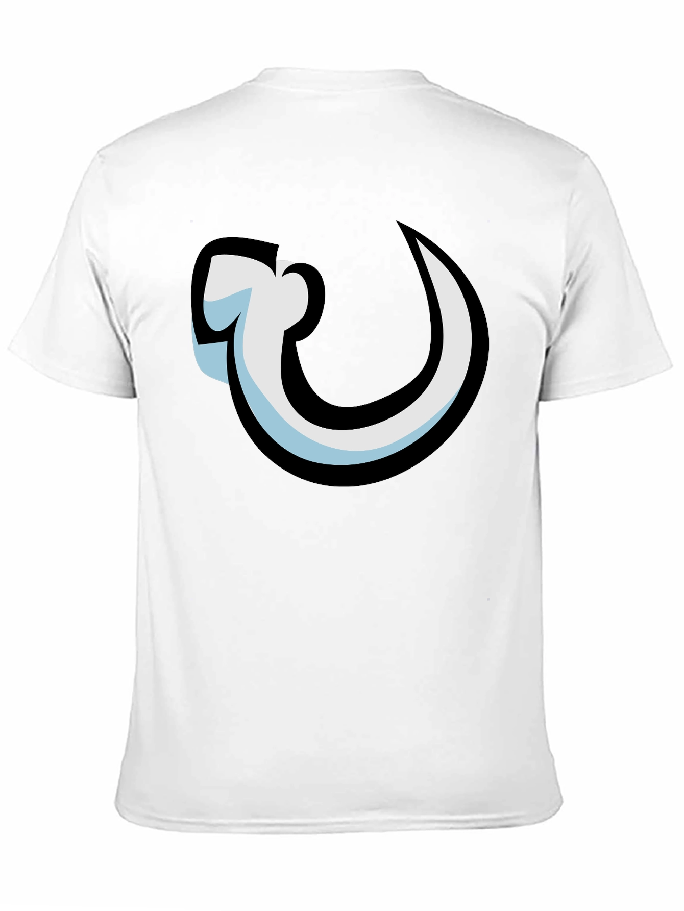 Black Black T-Shirt with Hook Graphic view 11