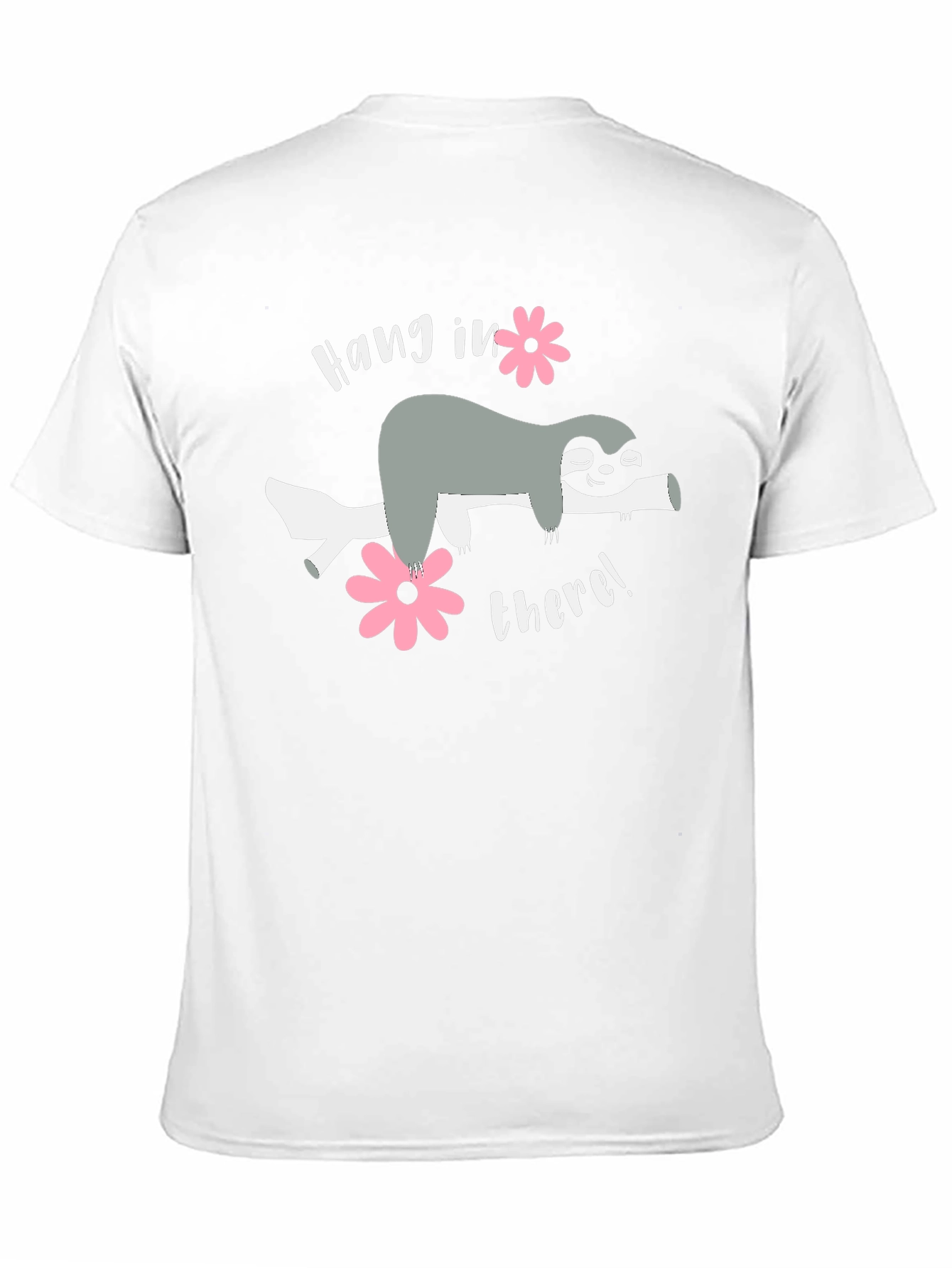 Black Hang In There Sloth Graphic Tee view 11