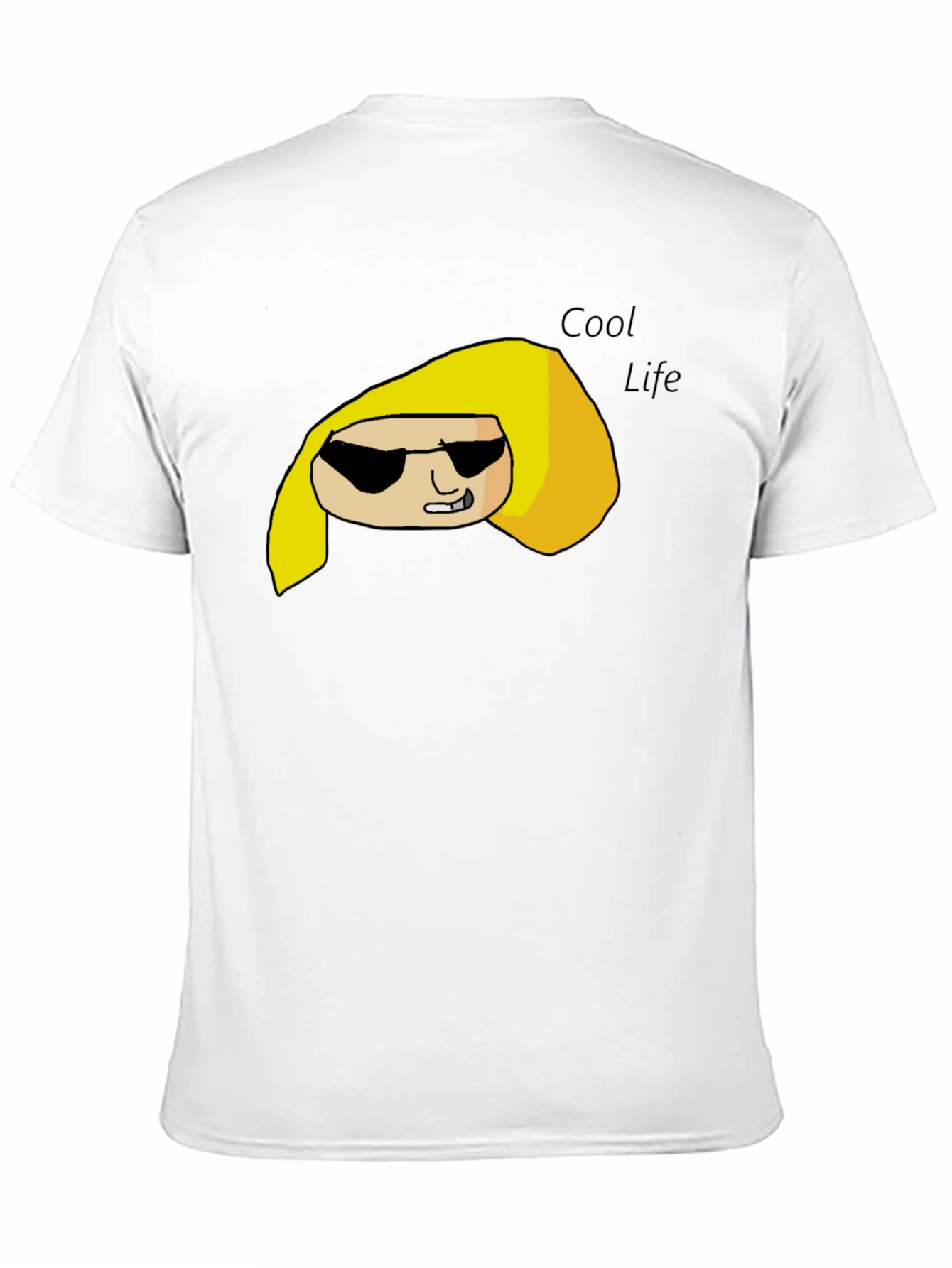Black Cool Life Graphic Tee view 11