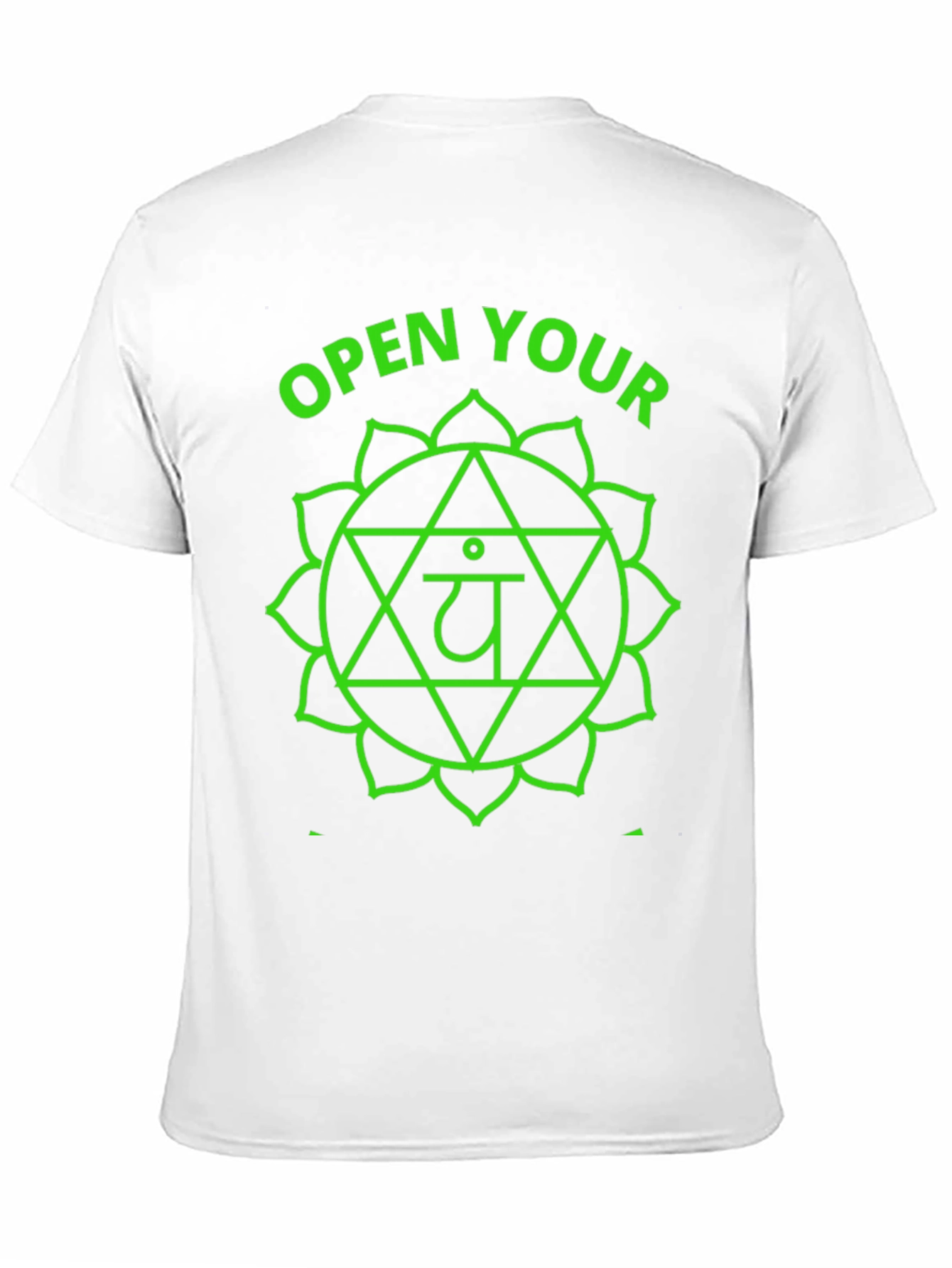 Black Open Your Heart Chakra T-Shirt - Spiritual Tee view 11