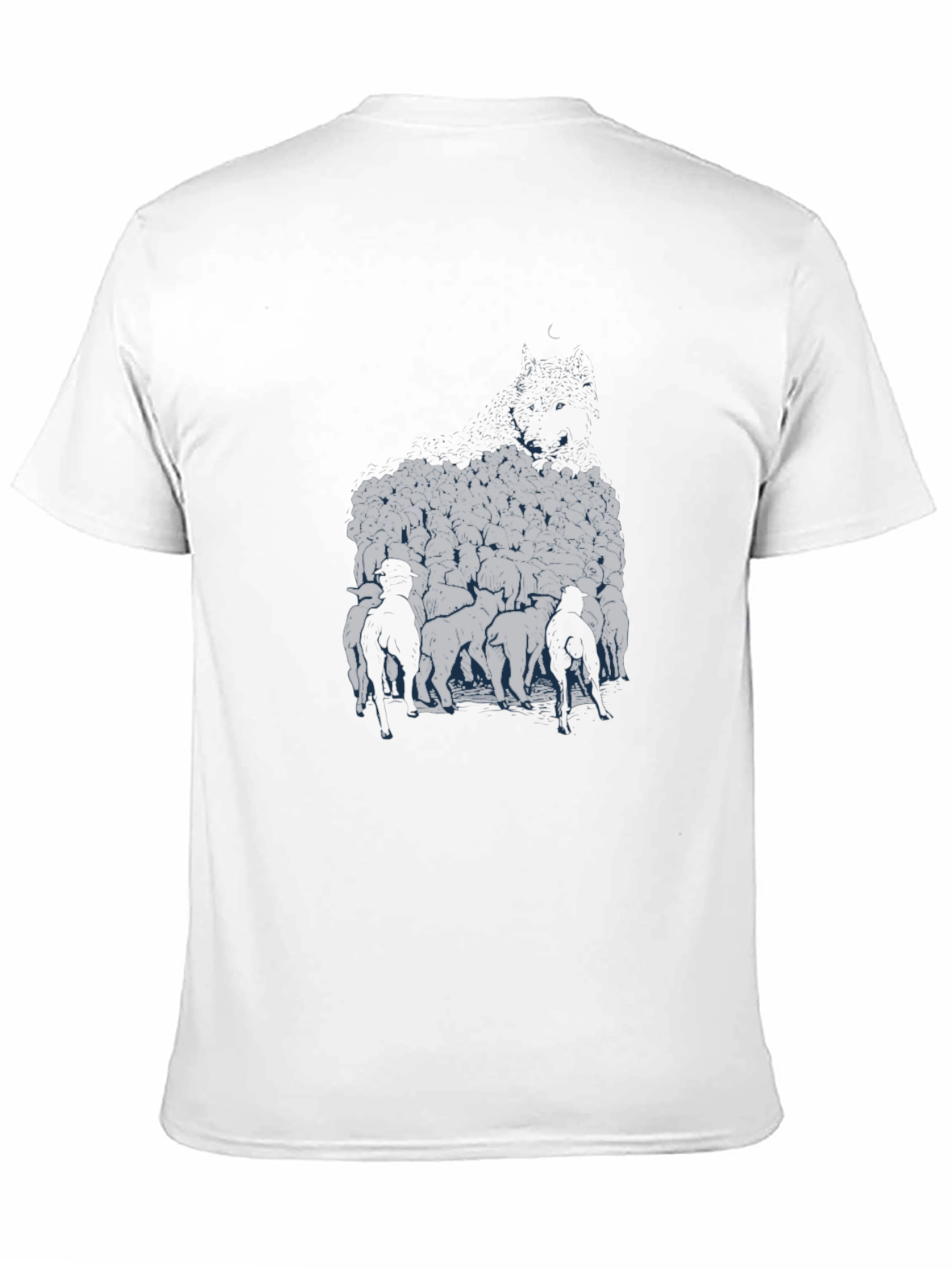 Black Herd Mentality Black Graphic Tee view 11