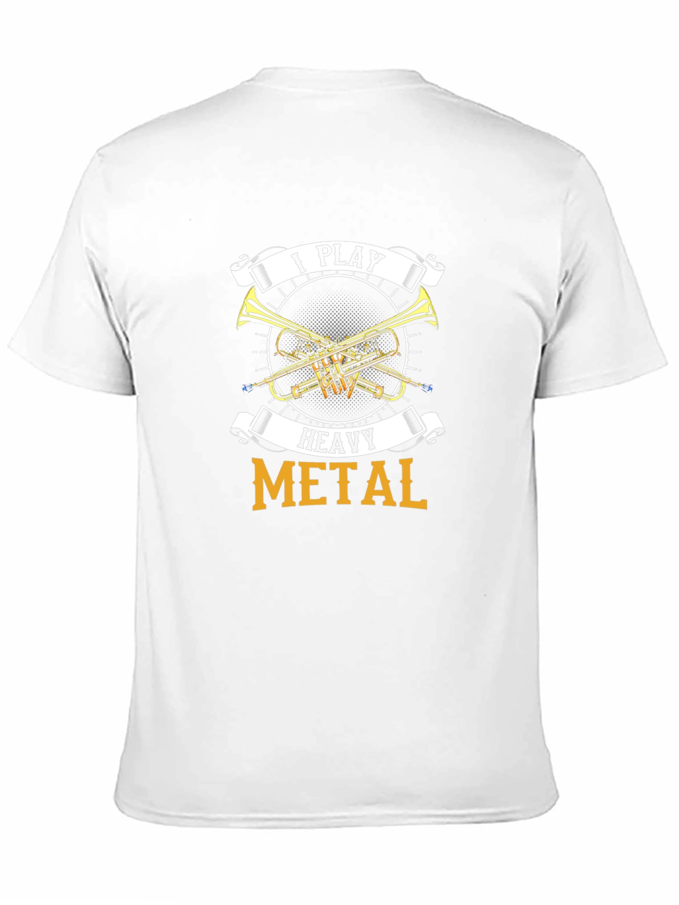 Black I Play Heavy Metal T-Shirt - Musician Gift view 11
