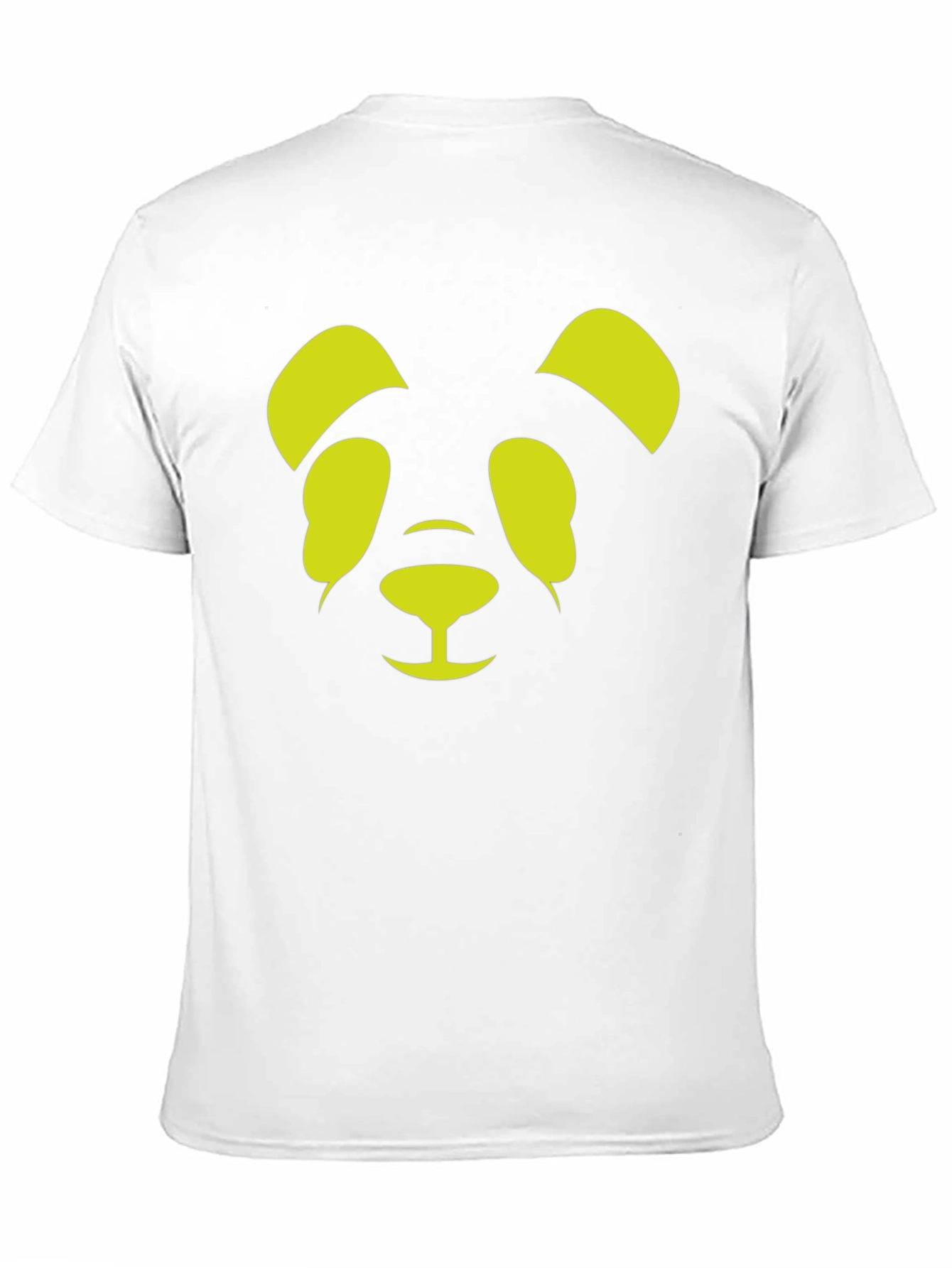 Black Cool Panda Graphic Tee - Black Cotton Blend T-Shirt view 11