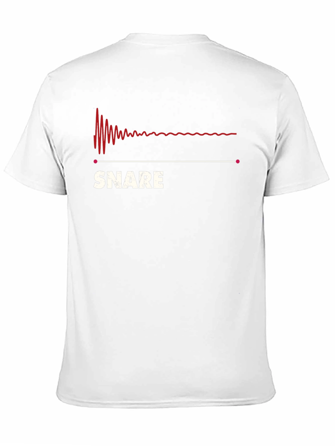 Black Snare Drum Sound Wave T-Shirt - Musician Tee view 11