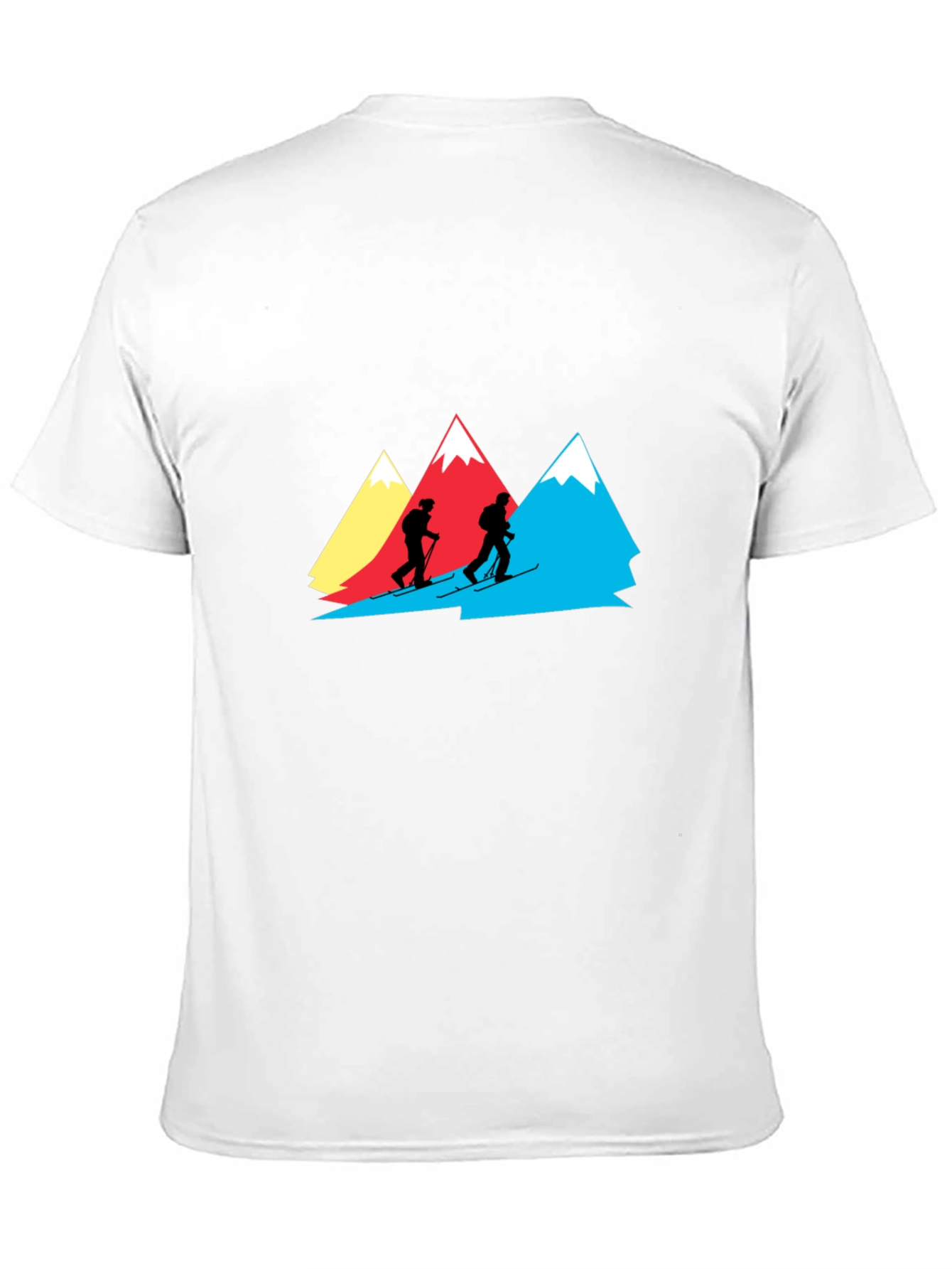 Black Mountain Skiers Graphic Tee - Black Cotton Shirt view 11