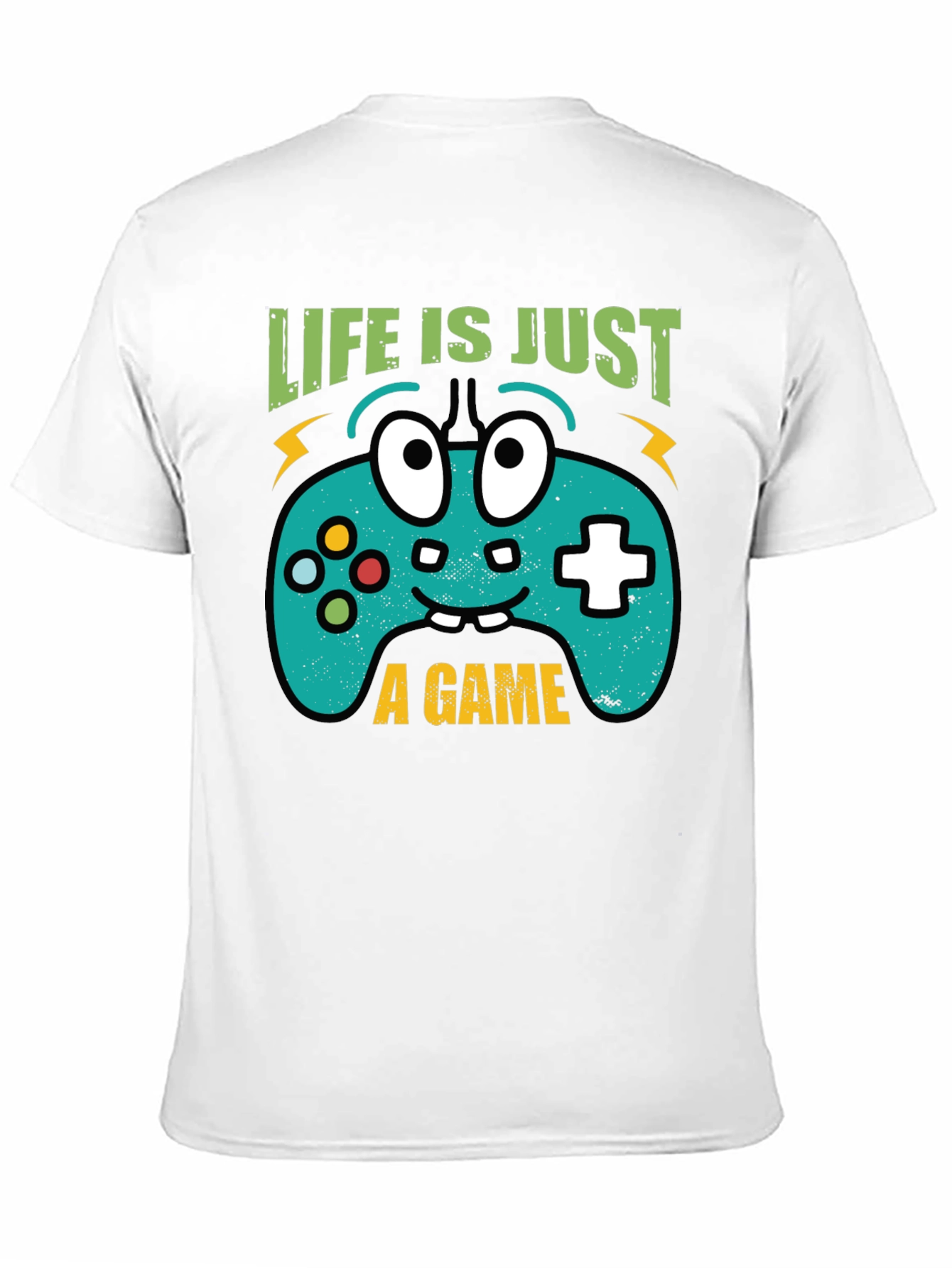 Black Life is Just a Game Funny Gamer T-Shirt view 11