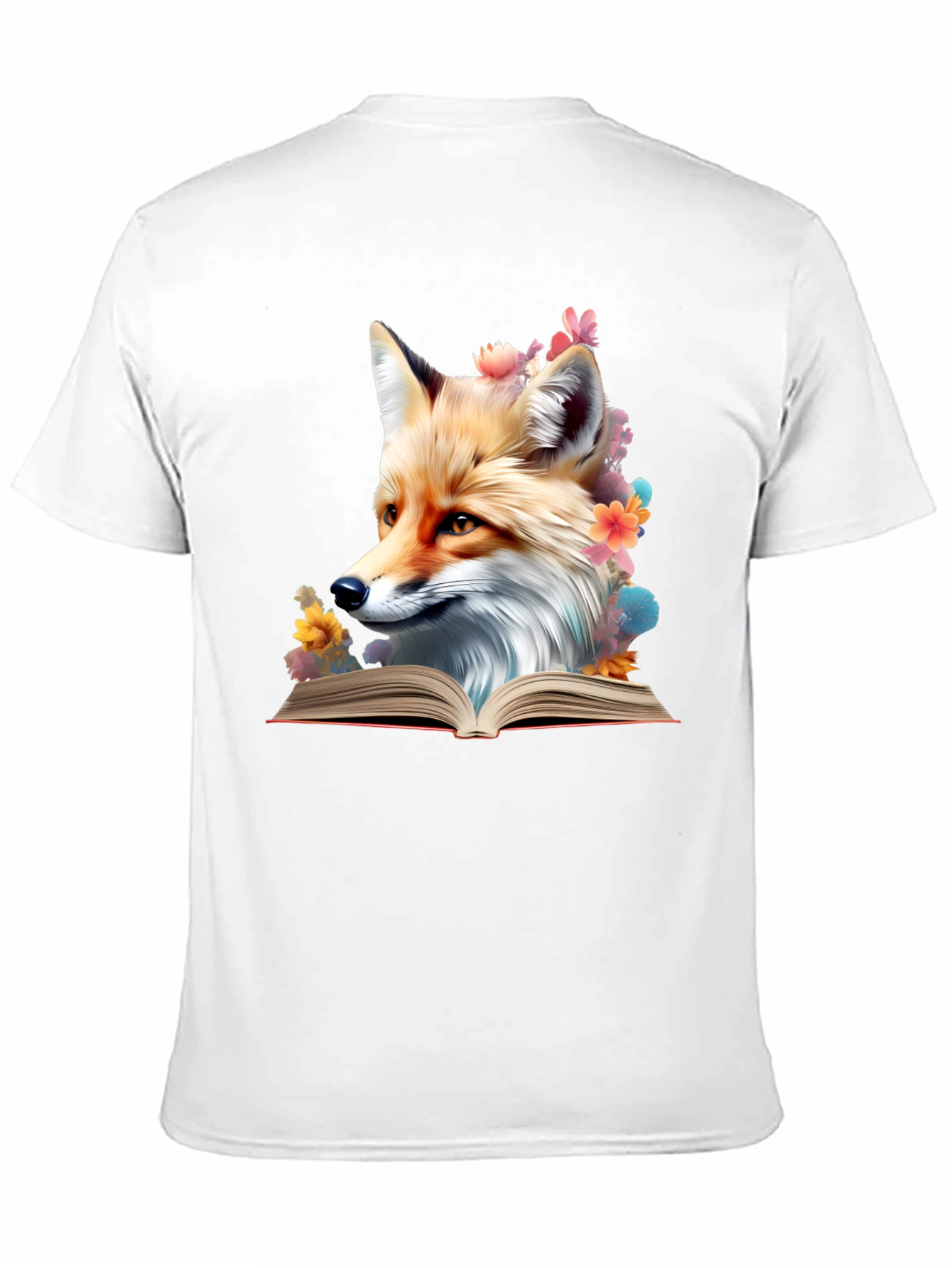 Black Fox Reading Book T-Shirt - Unique Animal Lover Tee view 11