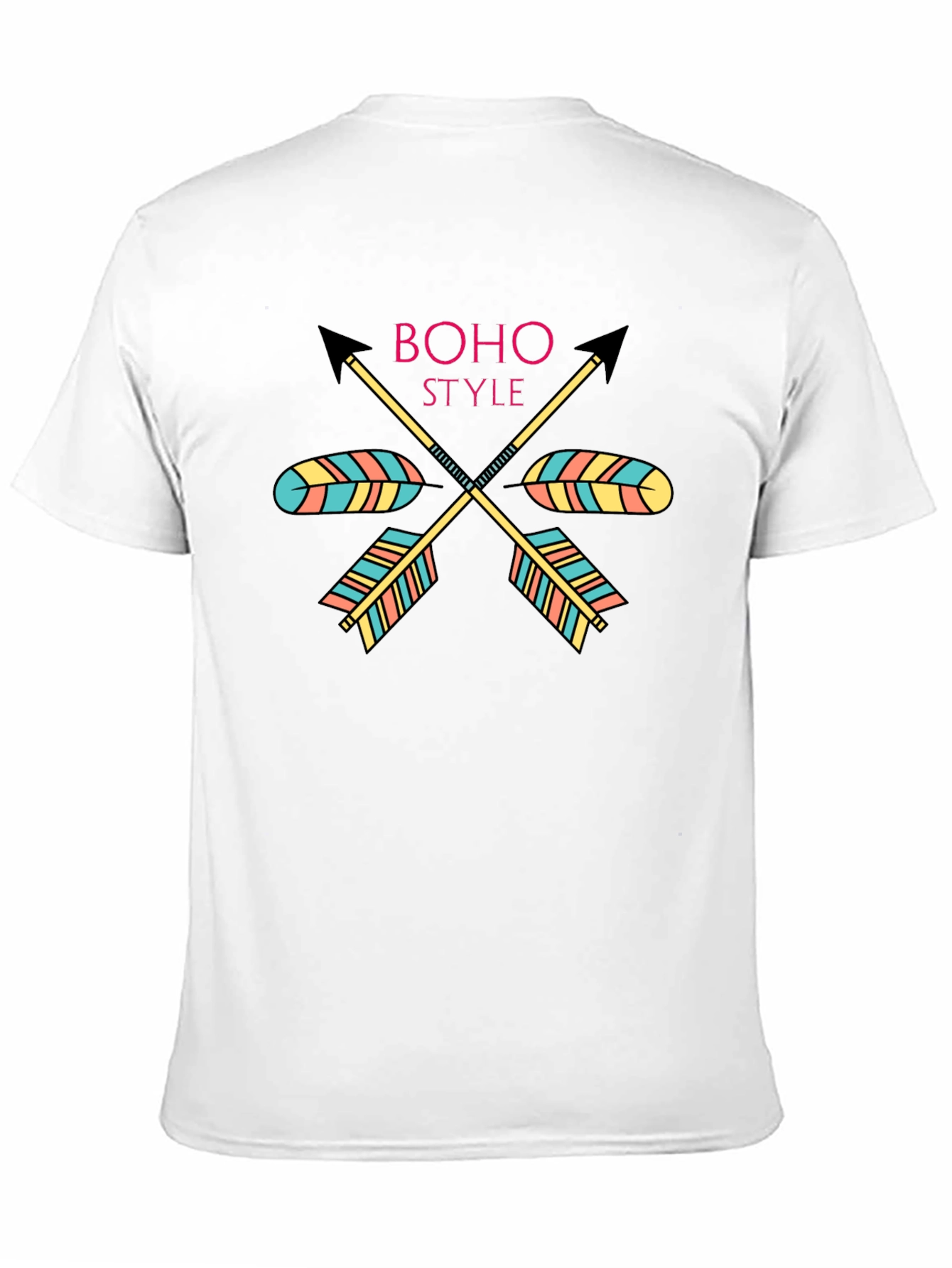 Boho Style Arrow Graphic Tee - Trendy Casual Shirt - 11