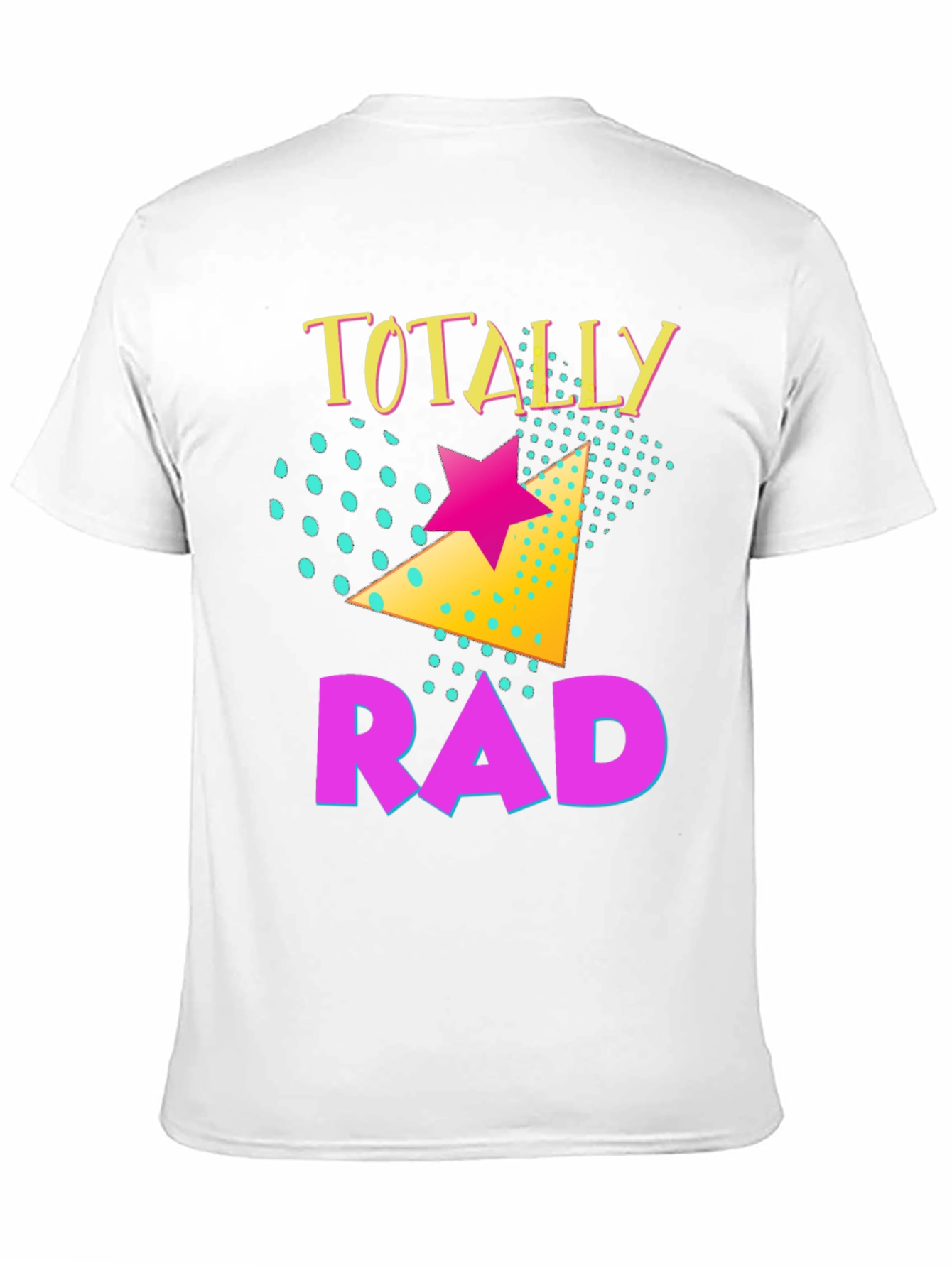 Black Totally Rad Retro Graphic T-Shirt view 11