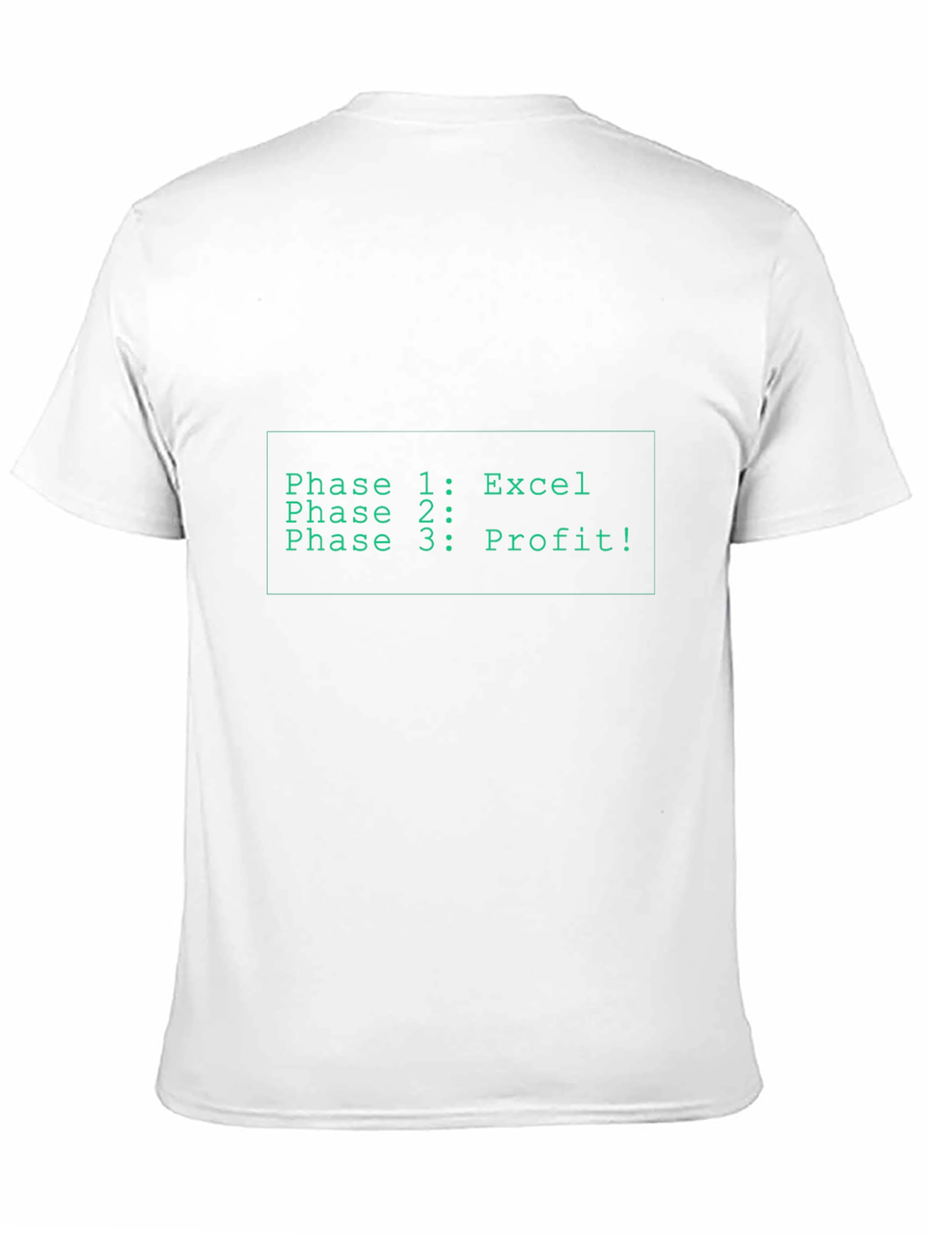 Black Excel Profit T-Shirt - Funny Business Analyst Tee view 11
