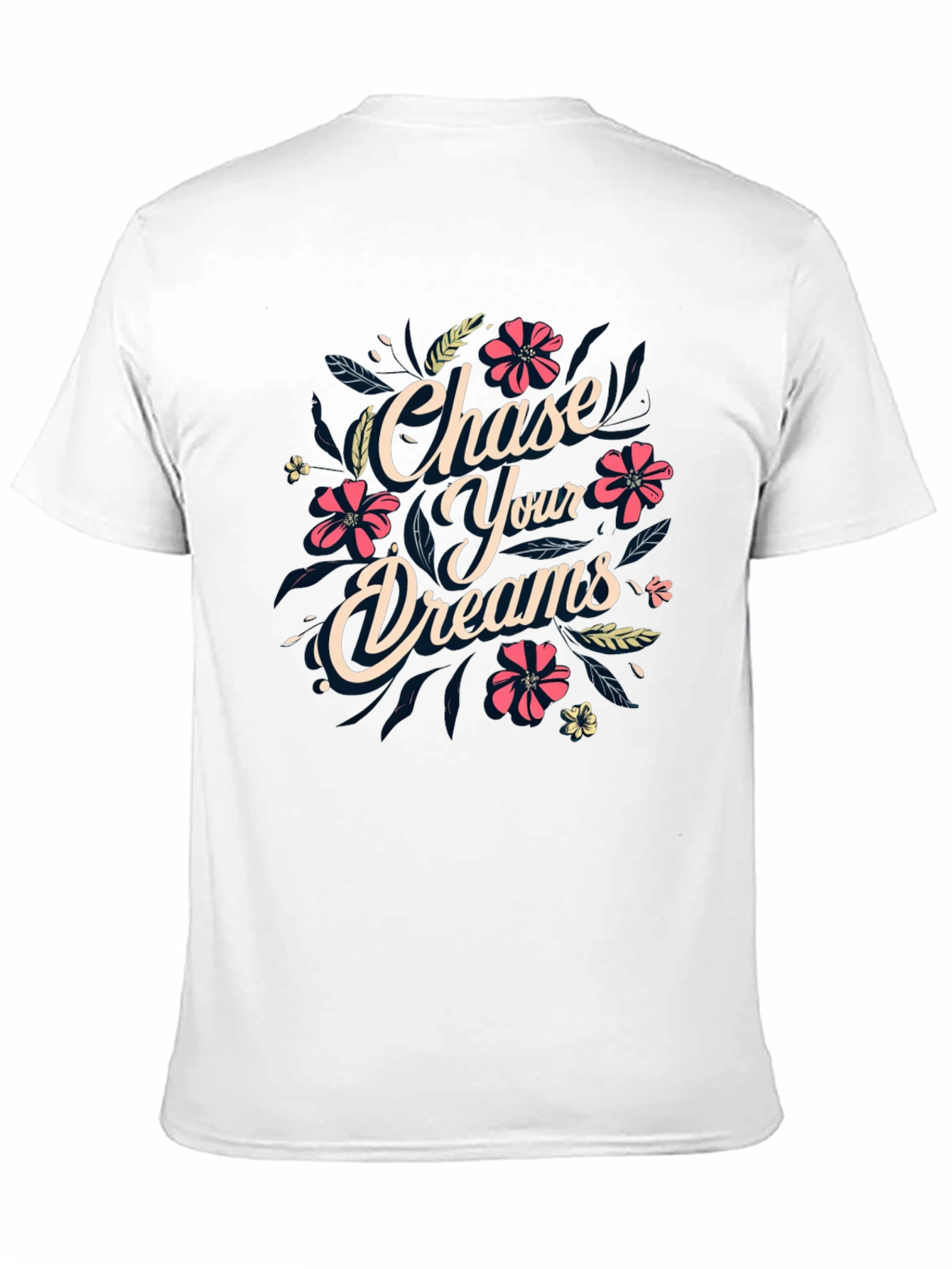 Black Chase Your Dreams Graphic Print T-Shirt view 11