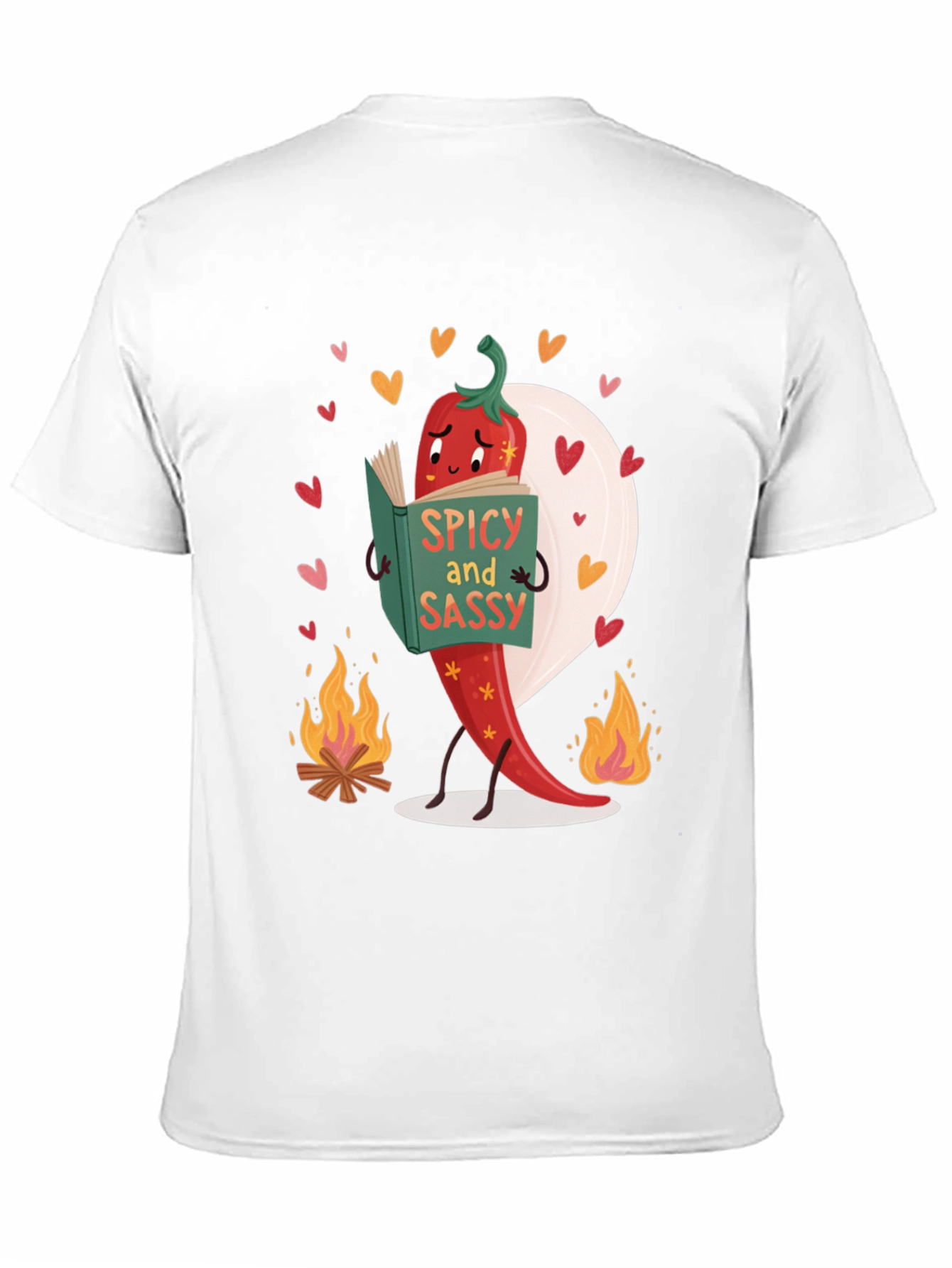 Black Spicy and Sassy Unisex T-Shirt view 11