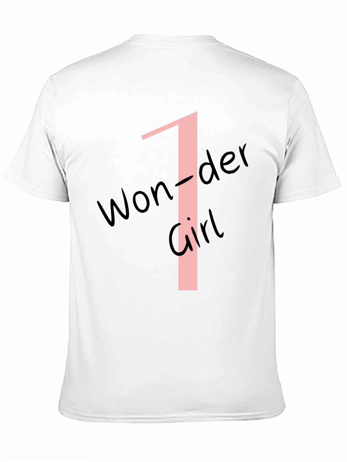 Black Wonder Girl Number One Black T-Shirt view 11