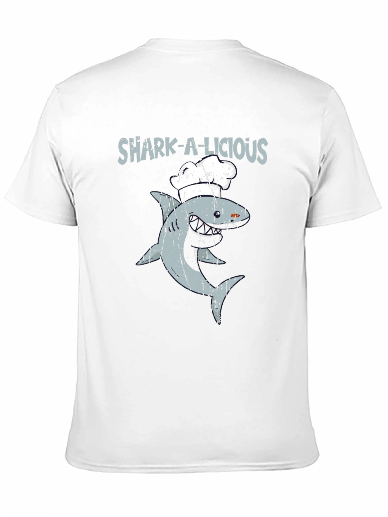 Black Shark-A-Licious Chef Graphic T-Shirt view 11