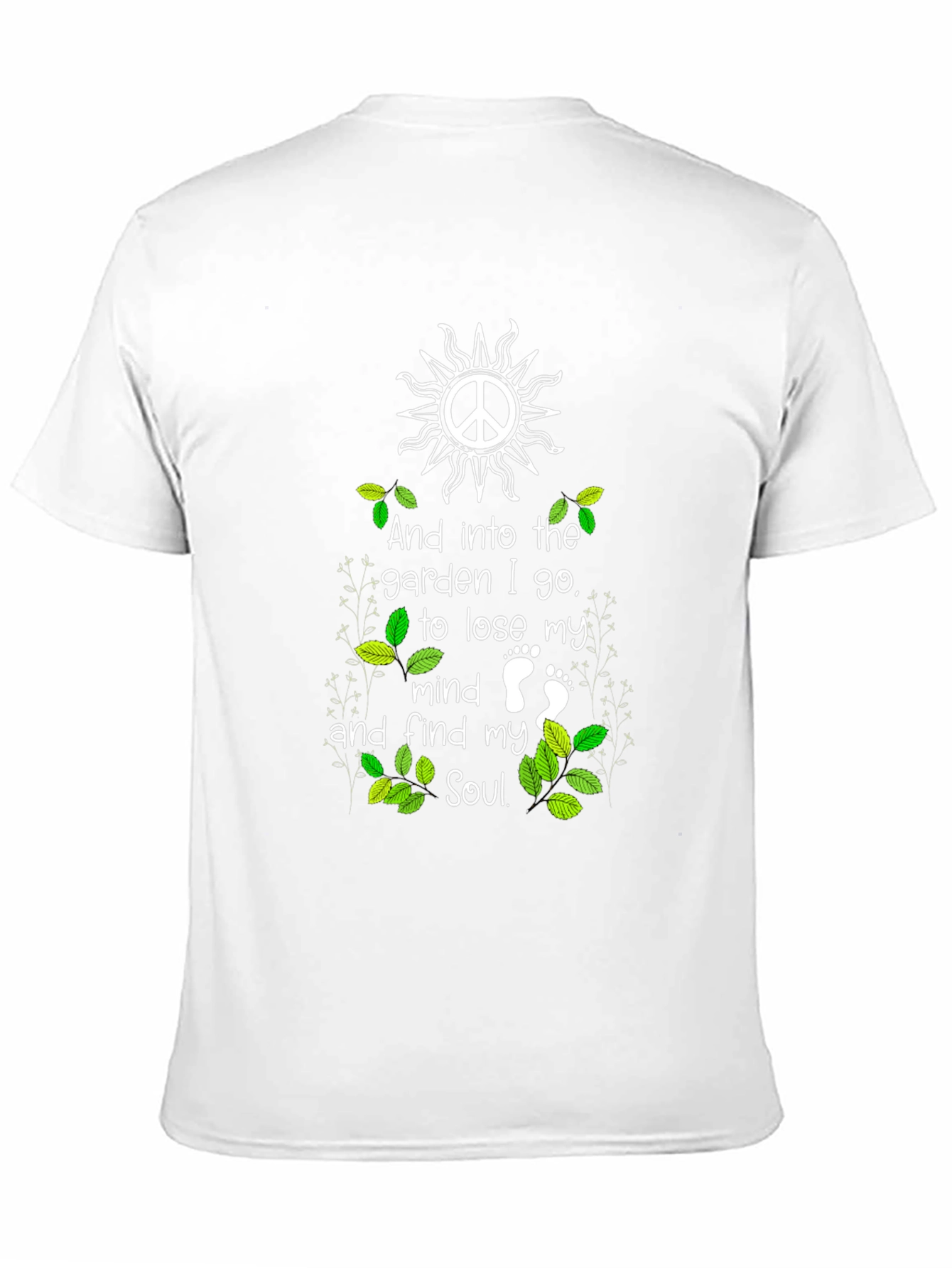 Black Garden Soul T-Shirt - Nature Lover's Tee view 11