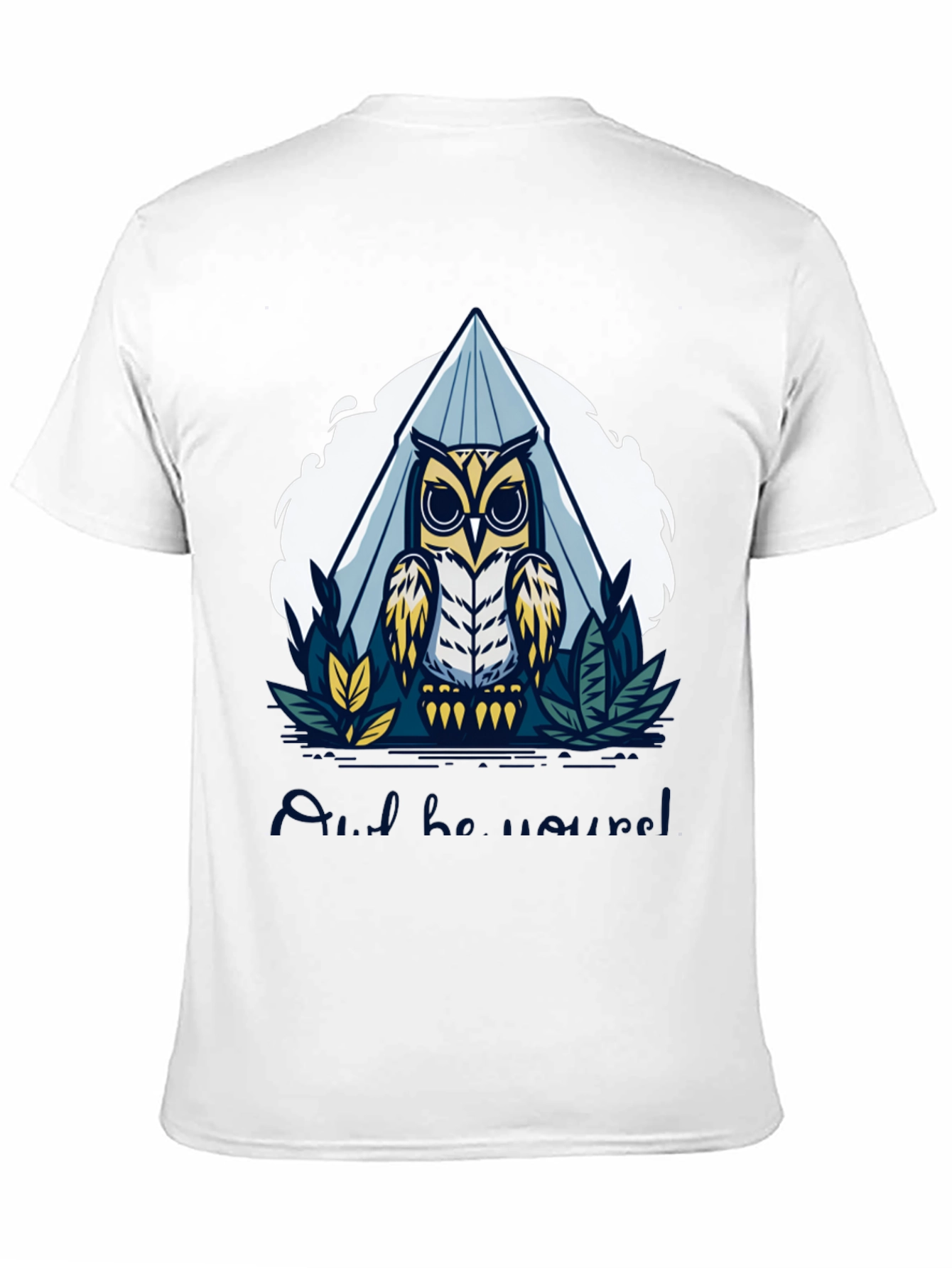 Black Owl Graphic Tee - Men's Crew Neck T-Shirt view 11