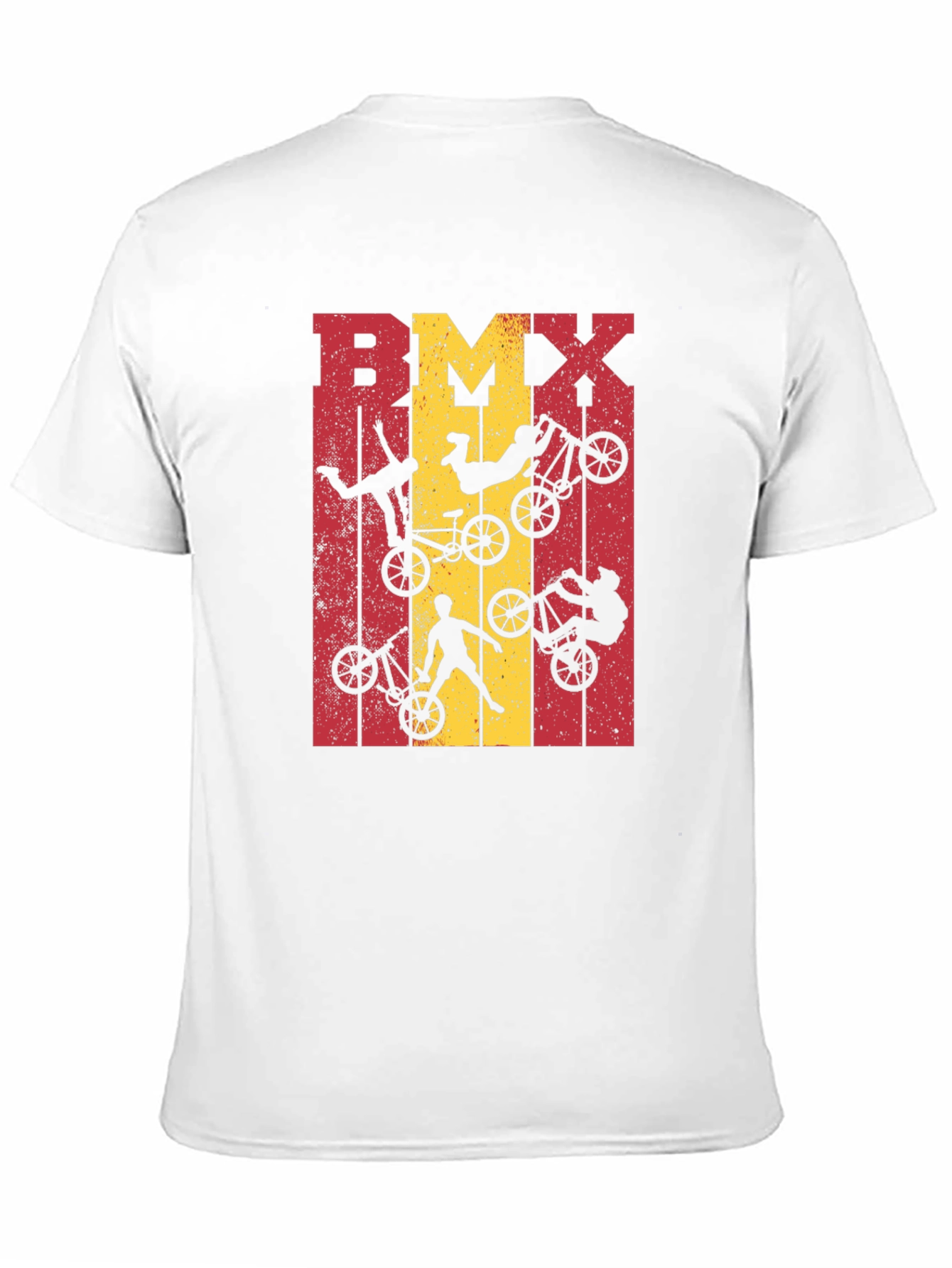 Black BMX Stunt Rider Graphic T-Shirt view 11