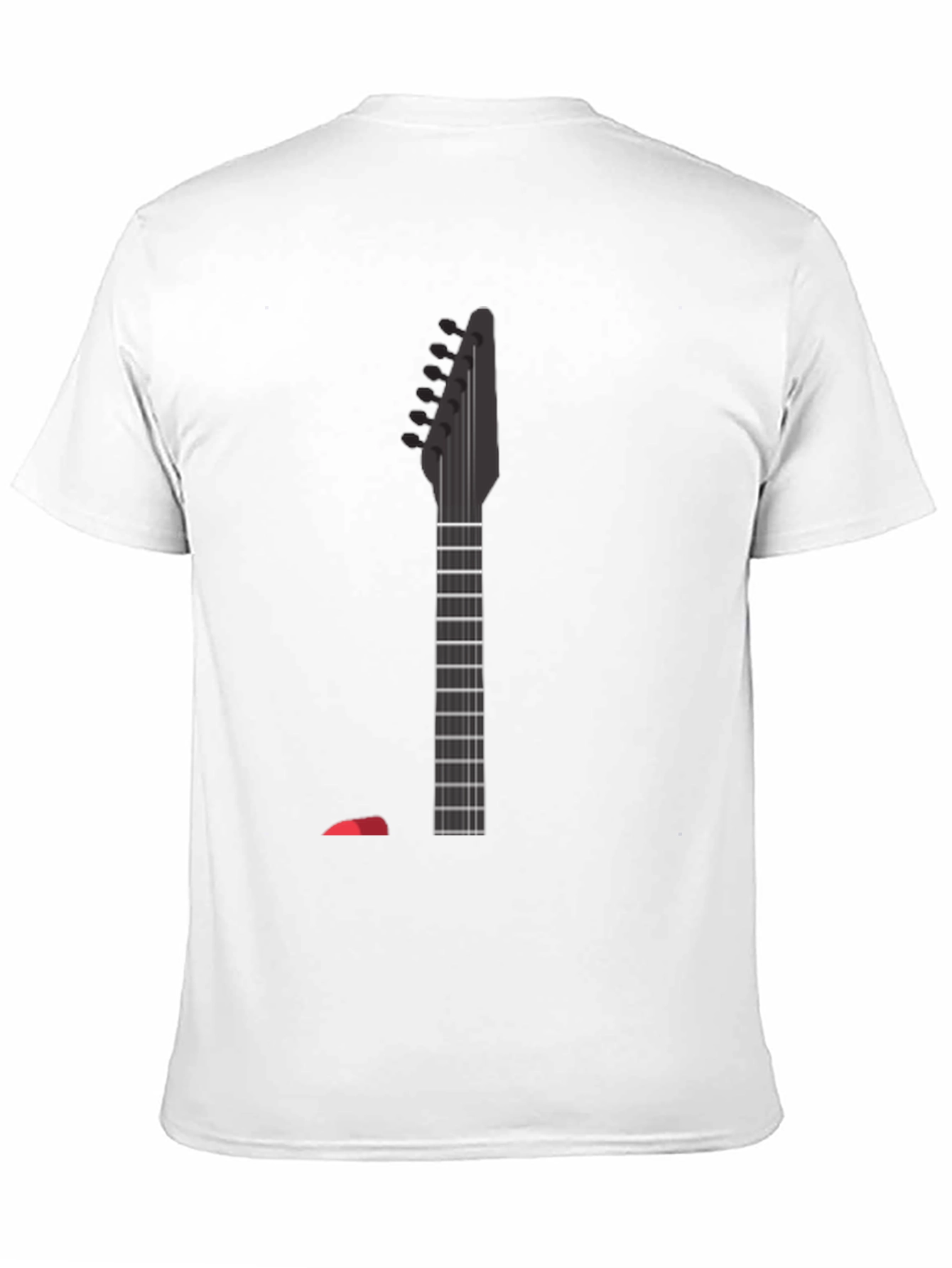Black Guitar Neck Graphic Tee - Rock On! view 11