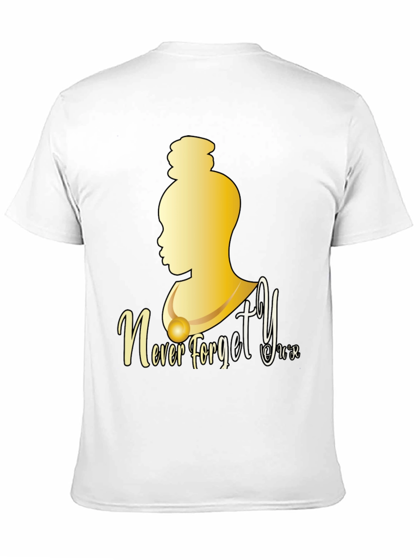 Black Never Forget Your Roots Black T-Shirt view 11