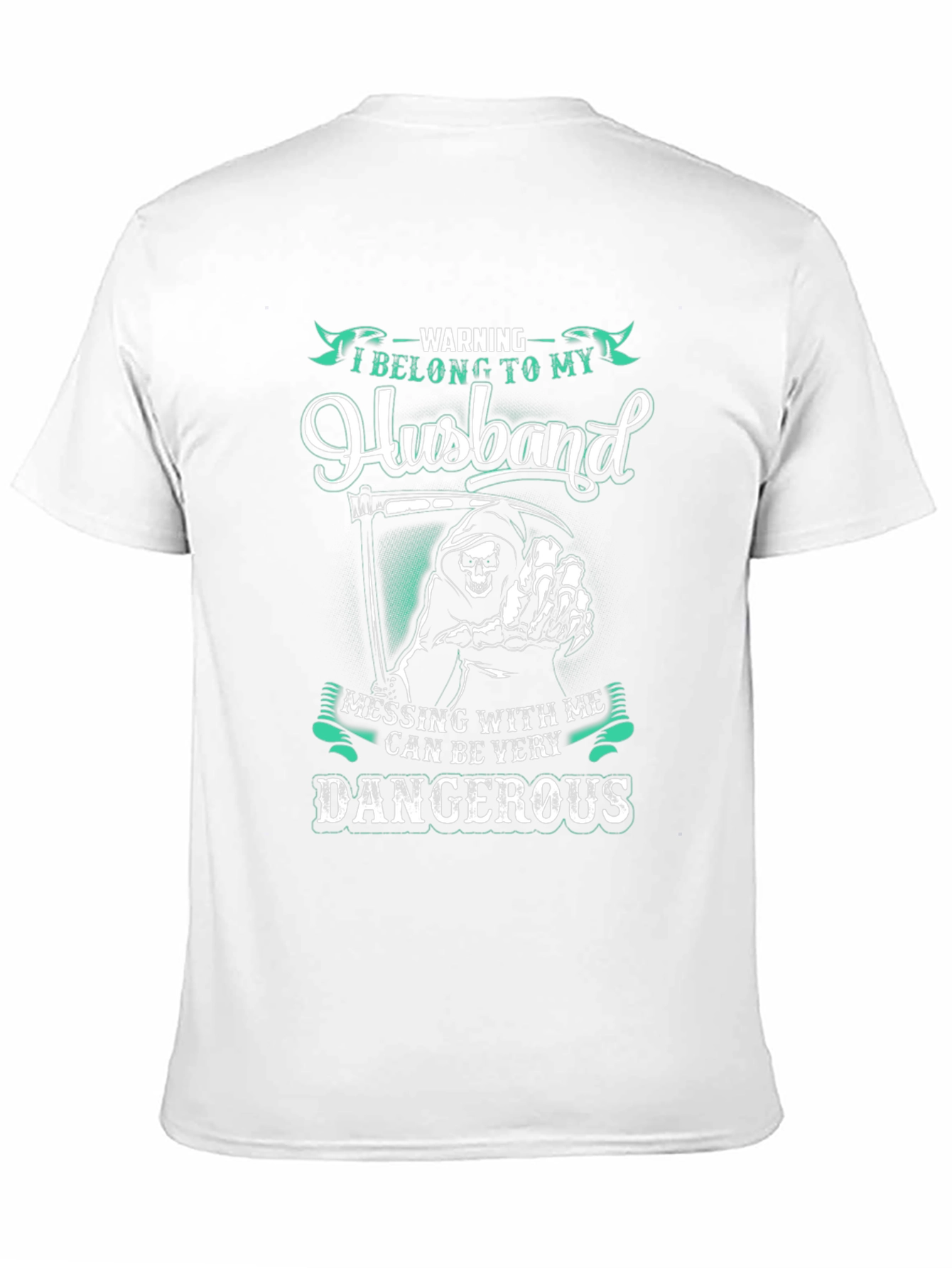 Black Husband Warning Graphic Tee view 11