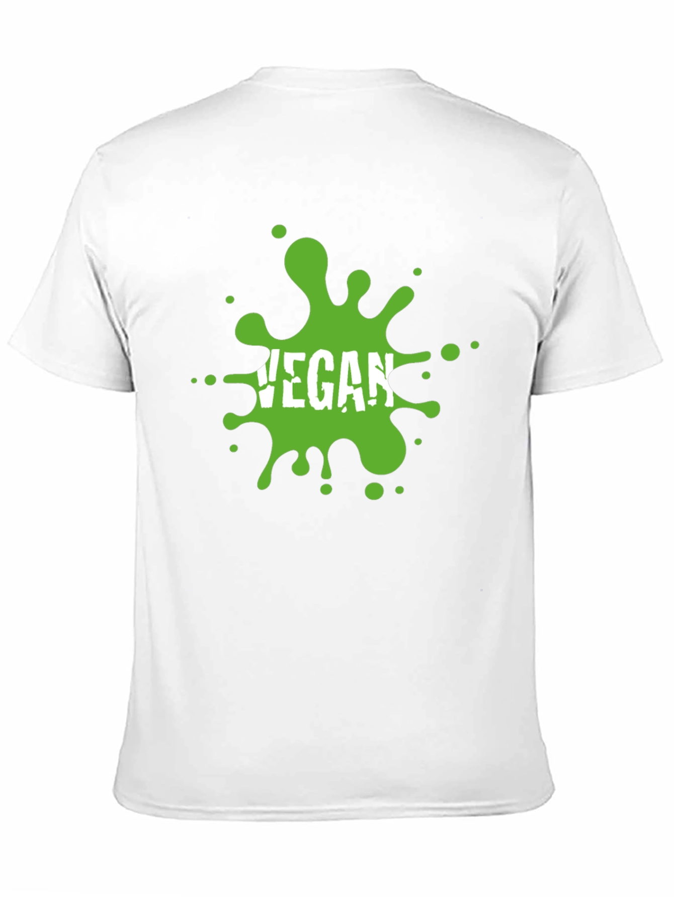 Black Vegan Splatter T-Shirt - Eco-Friendly & Stylish view 11