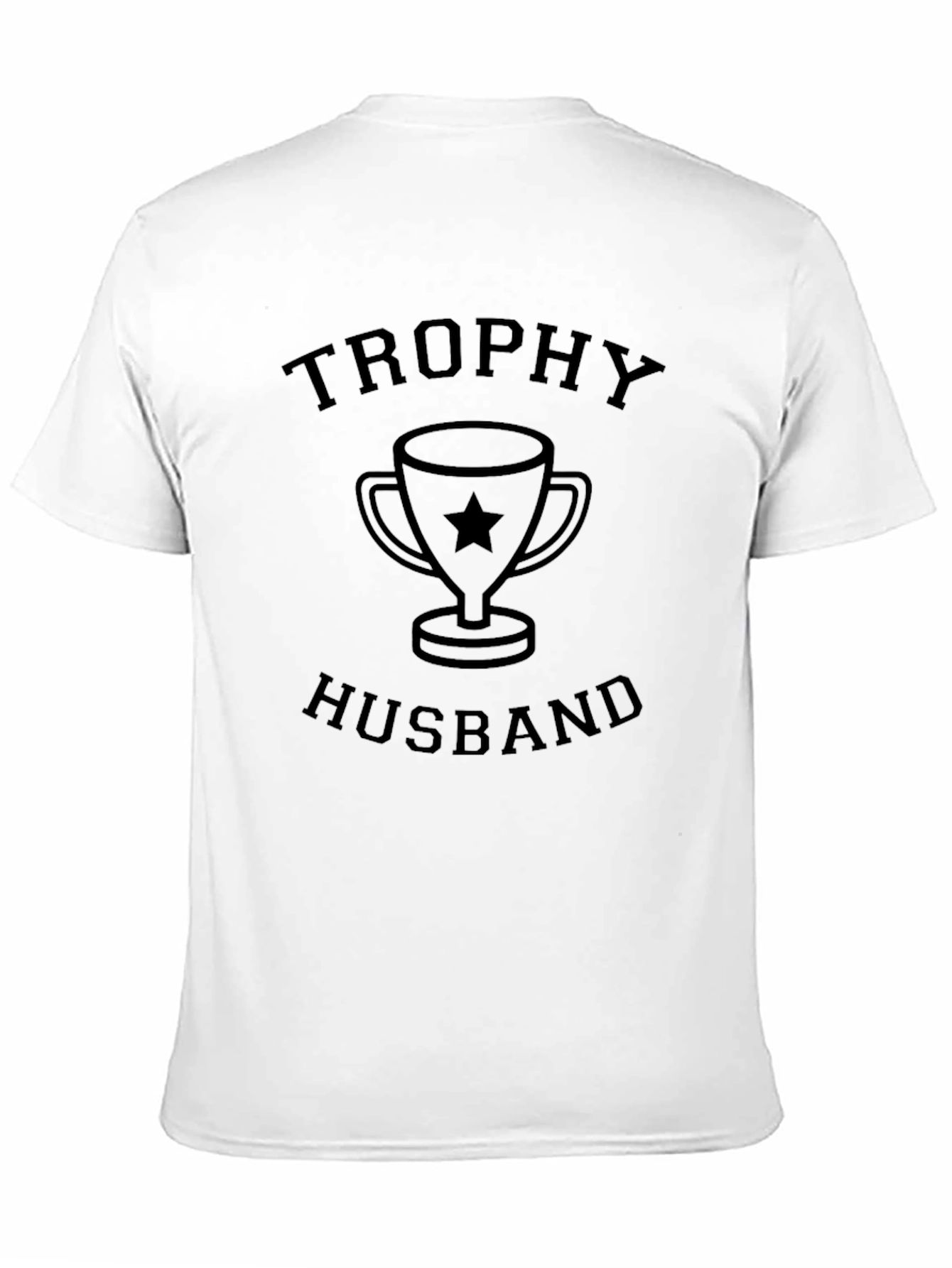 Black Trophy Husband Graphic Tee - Black T-Shirt view 11