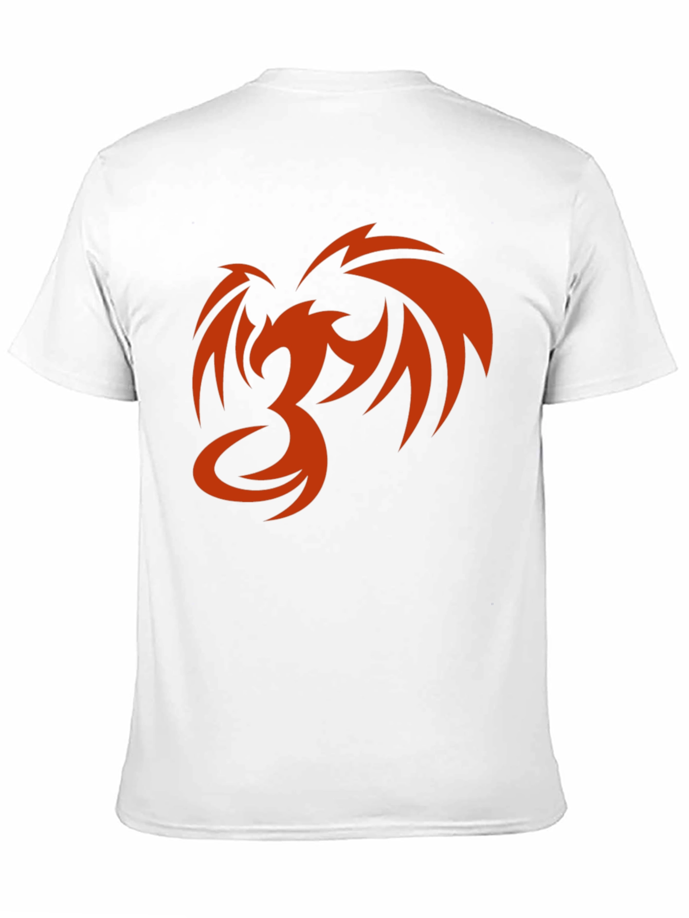 Black Phoenix Graphic Print Men's Black T-Shirt view 11